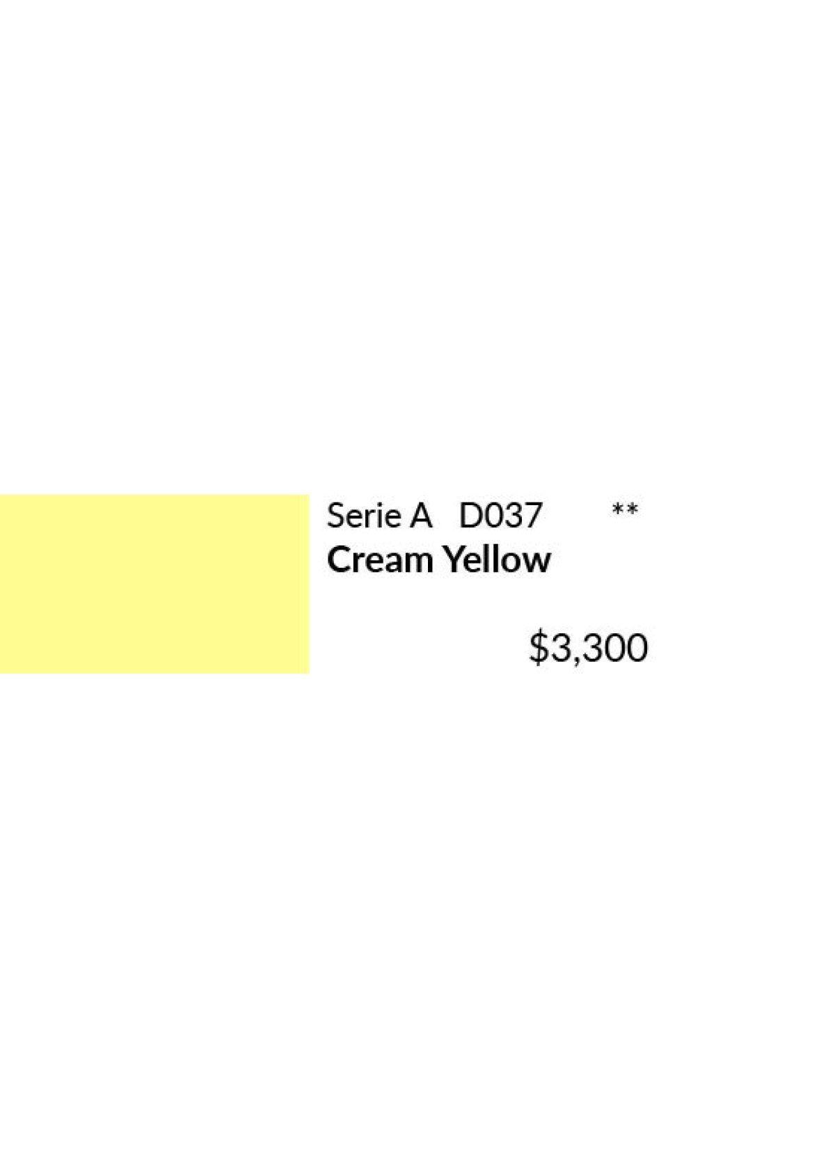 Holbein Acryla Gouache 20ml D037 Cream Yellow-1