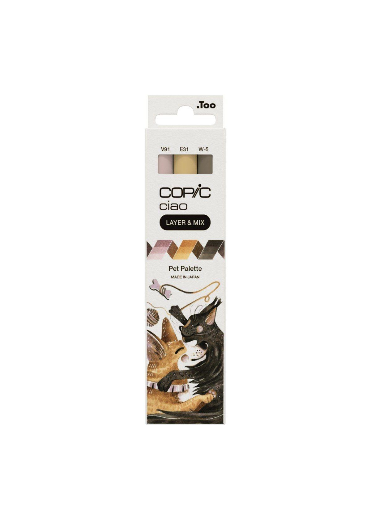 Copic Ciao Layer & Mix: Pet Palette (3 un.)-0