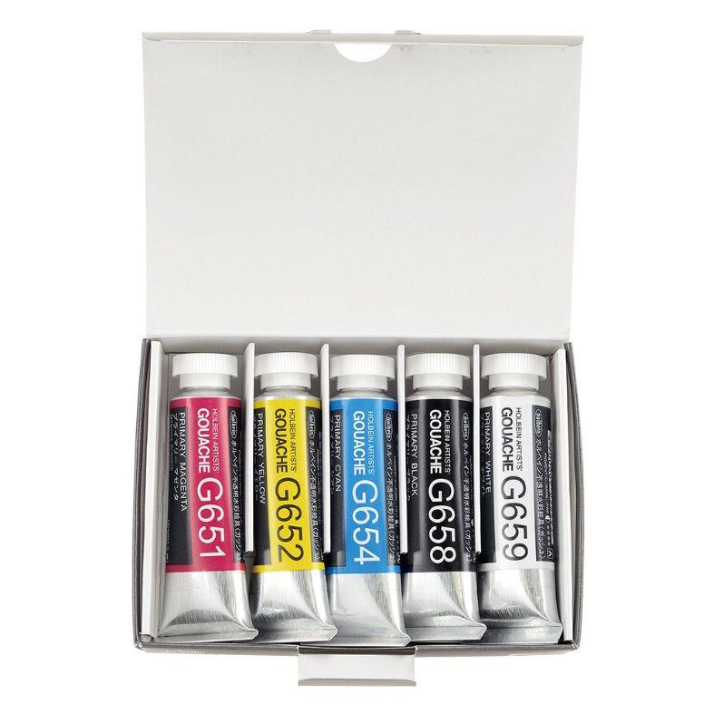 Gouache Set 5 Colores 15ml (caja negra) G741-0