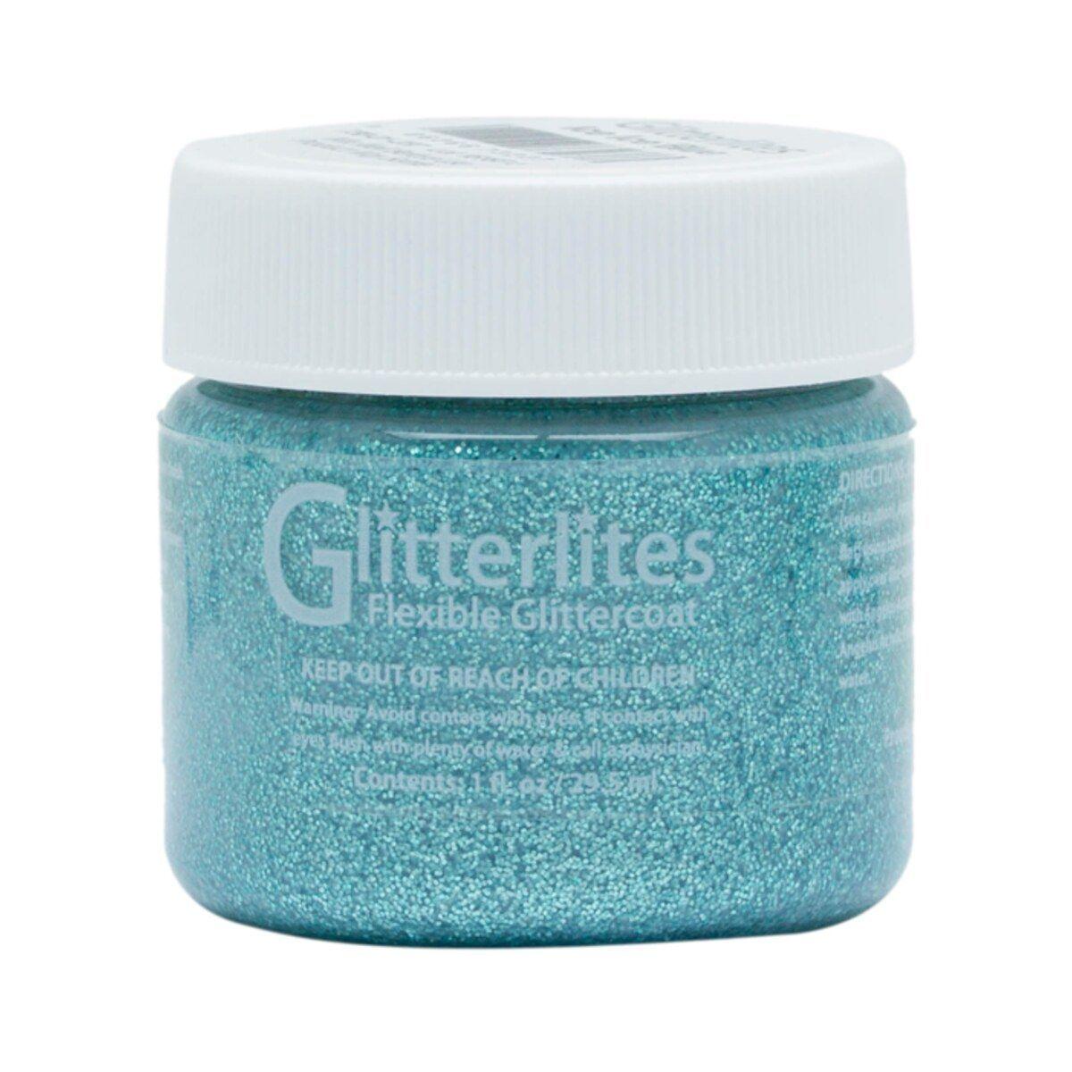 Pintura Cuero Angelus Glitterlites 1 oz 227 Starlite Blue-5