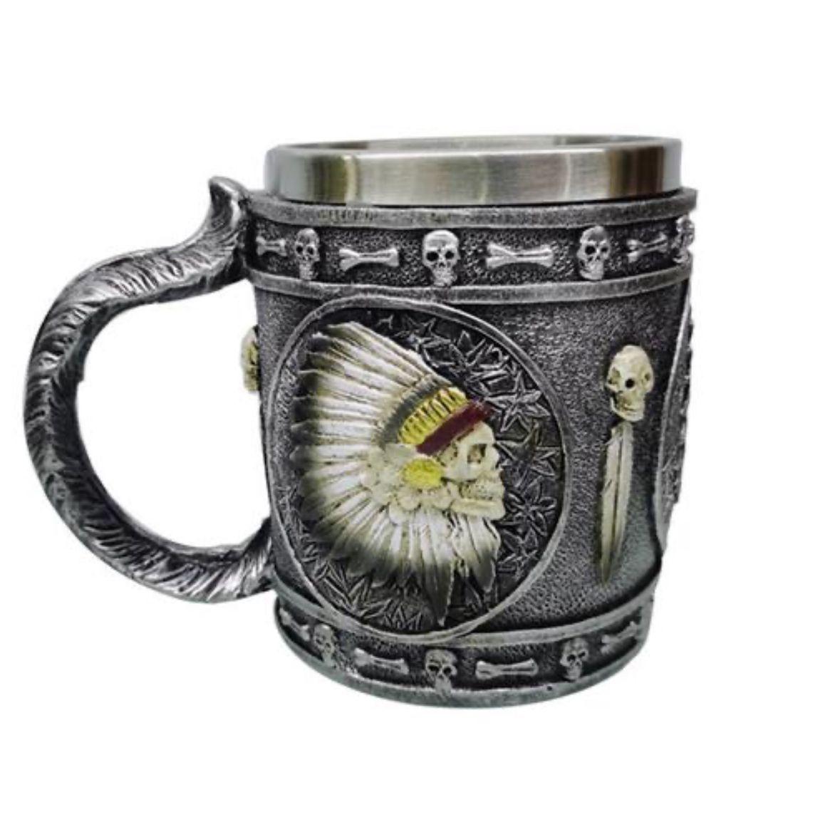 TAZON CALAVERA APACHE  INOX RESINA -0