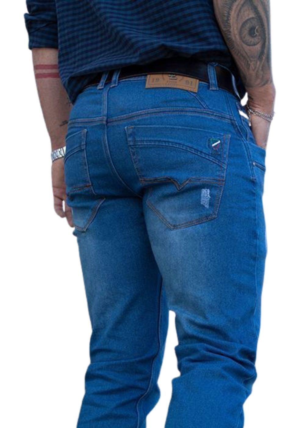 Jean Confort Azul Slim Fit-2