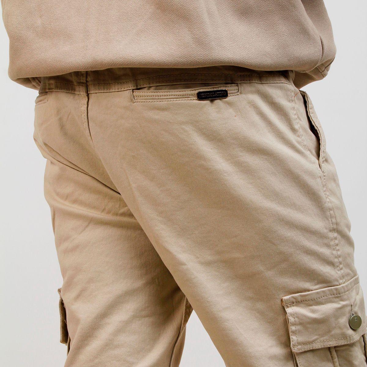 Pantalón Cargo Fit -4
