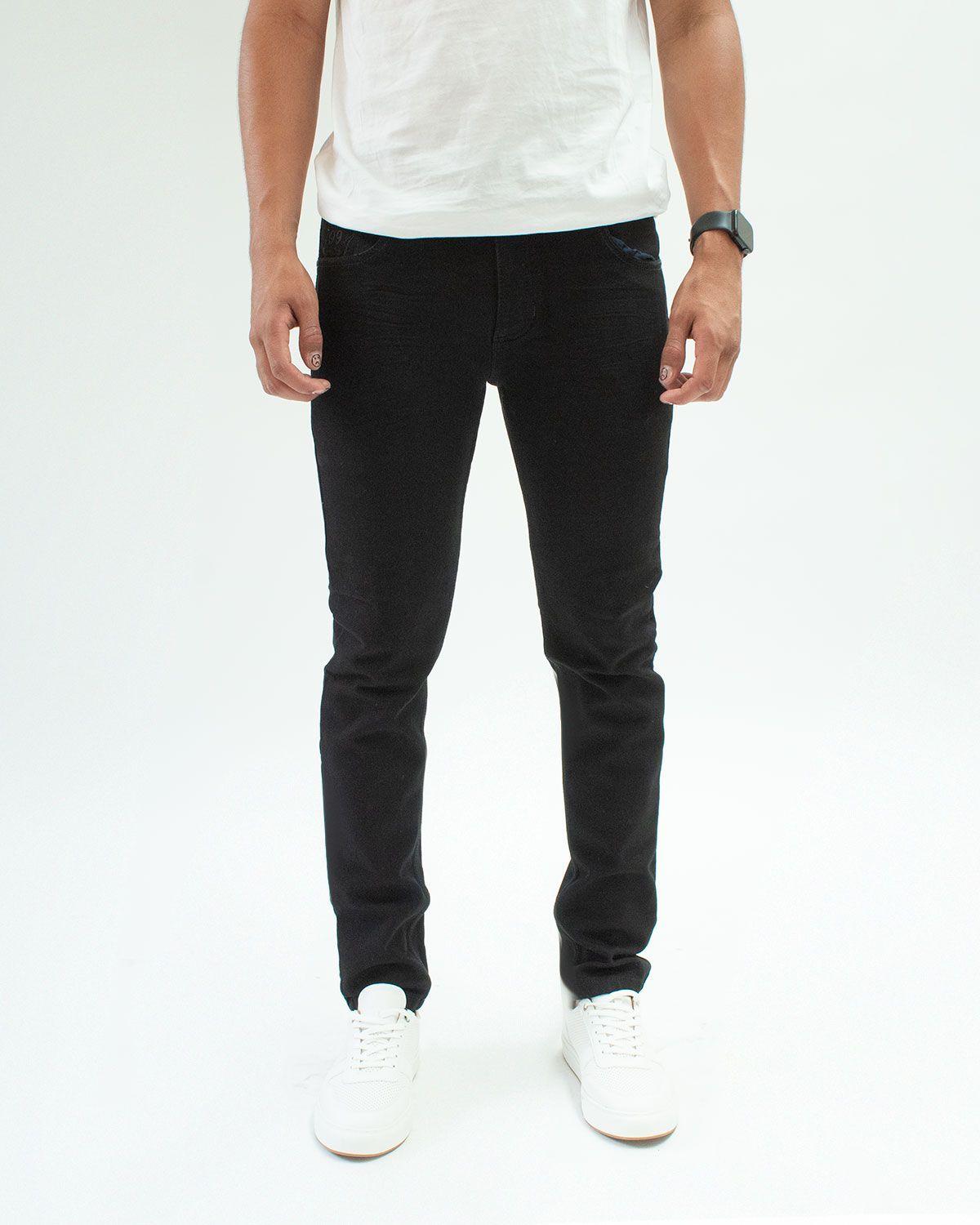 Jean Jogger Negro Elasticado-2