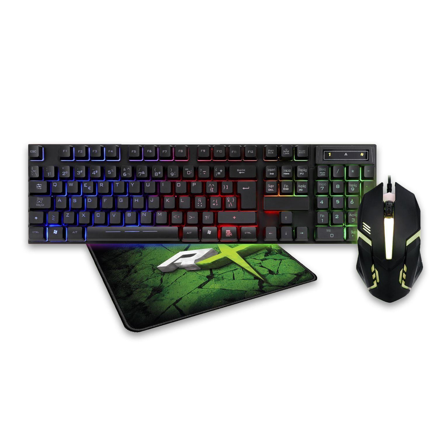 Teclado Gamer Pro Kit Teclado, Mouse y Mousepad Diseño-0