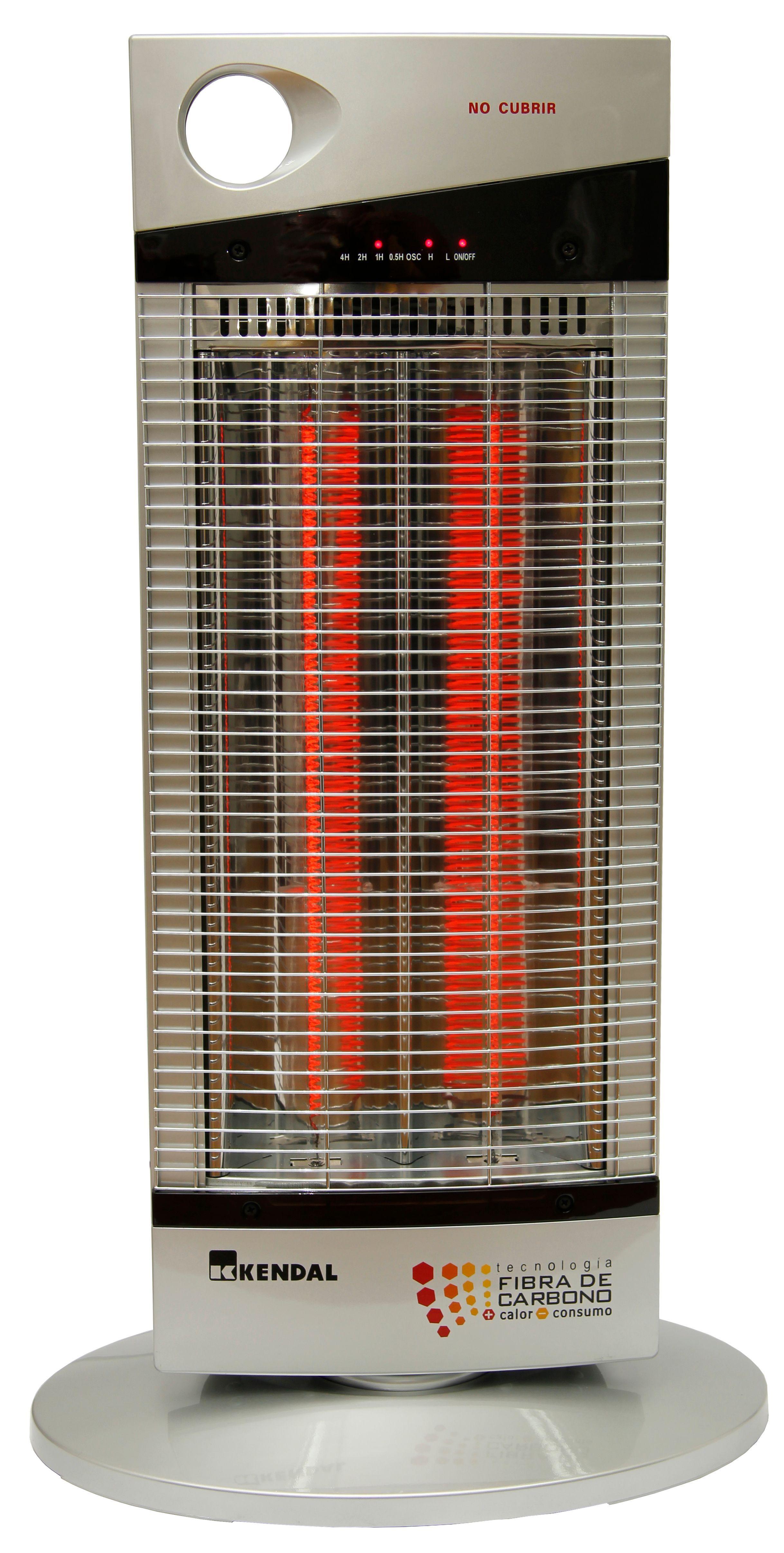 Calefactor Estufa Fibra De Carbono Nsb 120K6 C/R Silver-0