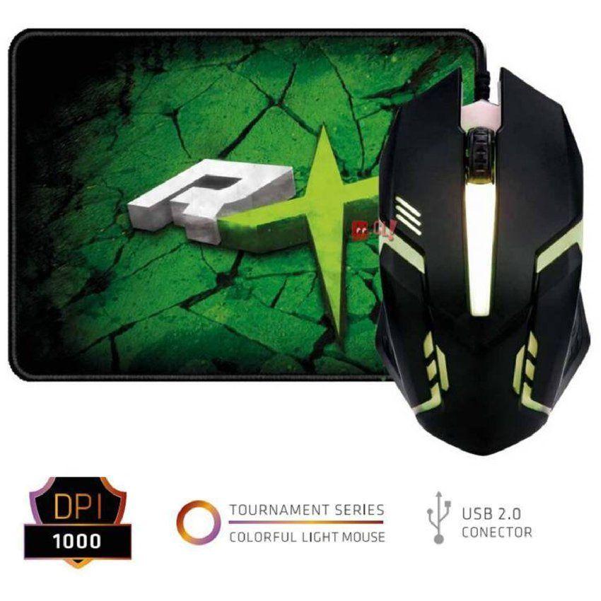Mouse Gamer Con Mousepad Diseño Rx-2