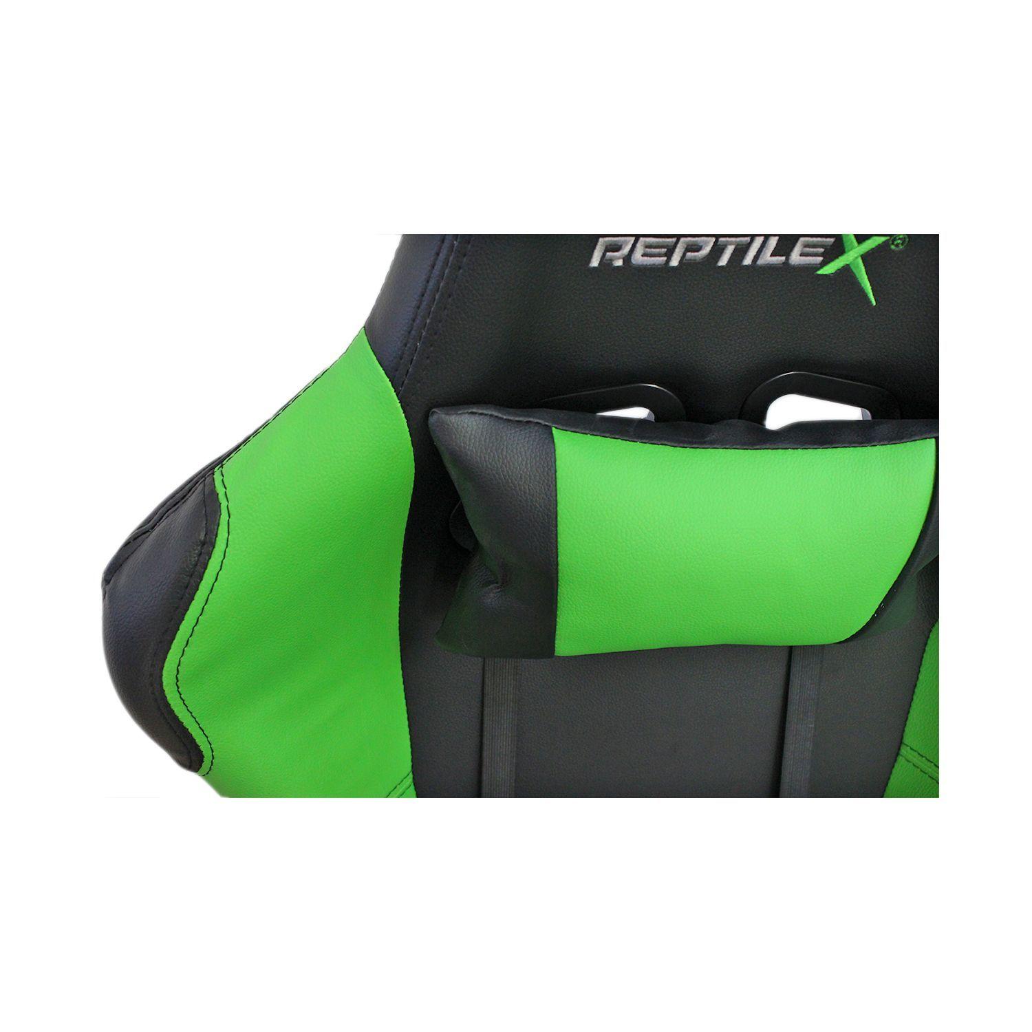 Silla Gamer Alta Gamma Reptilex Verde -4