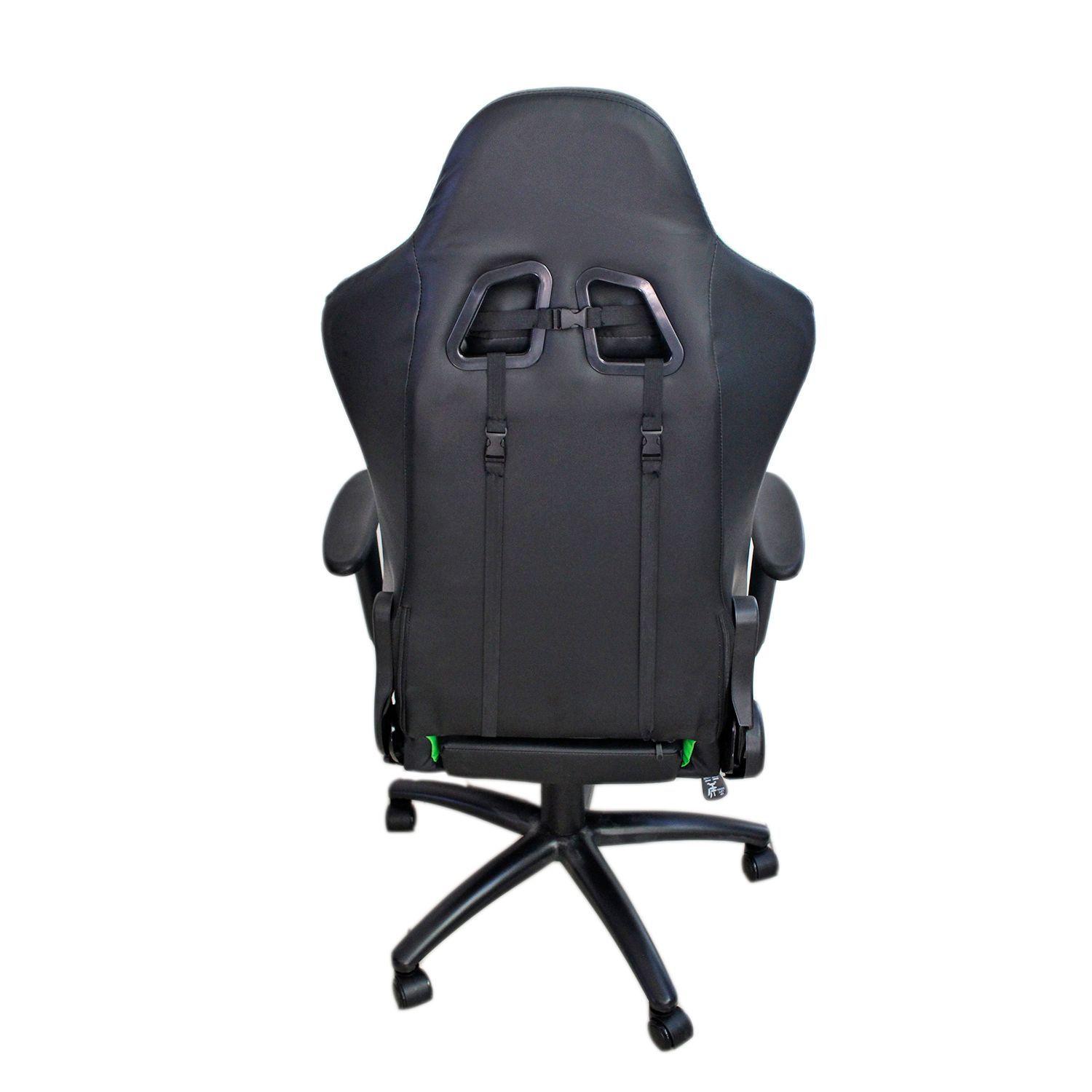 Silla Gamer Alta Gamma Reptilex Verde -3