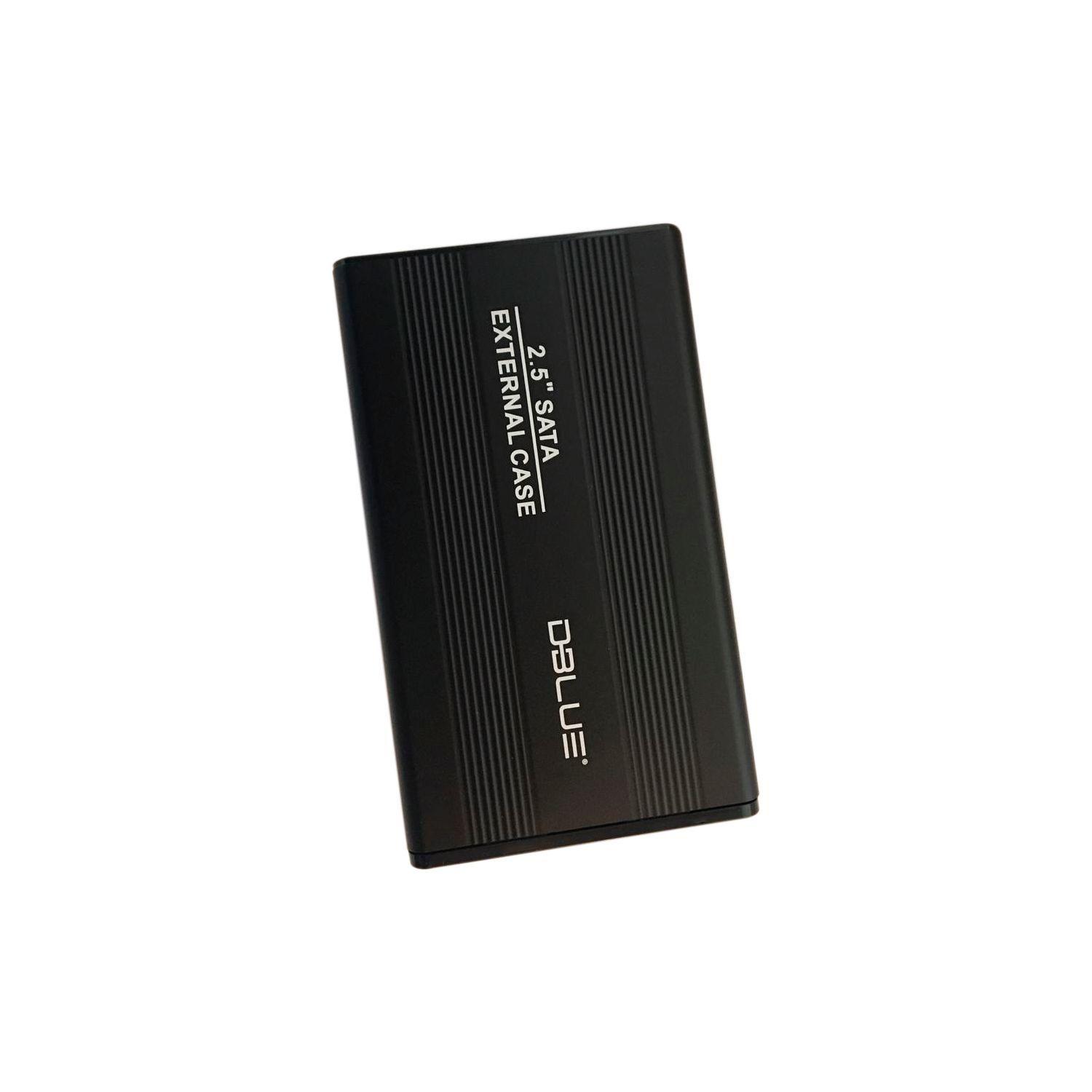 Cofre Disco Duro Sata Metalico 2.5 Hasta 500Gb Black-0