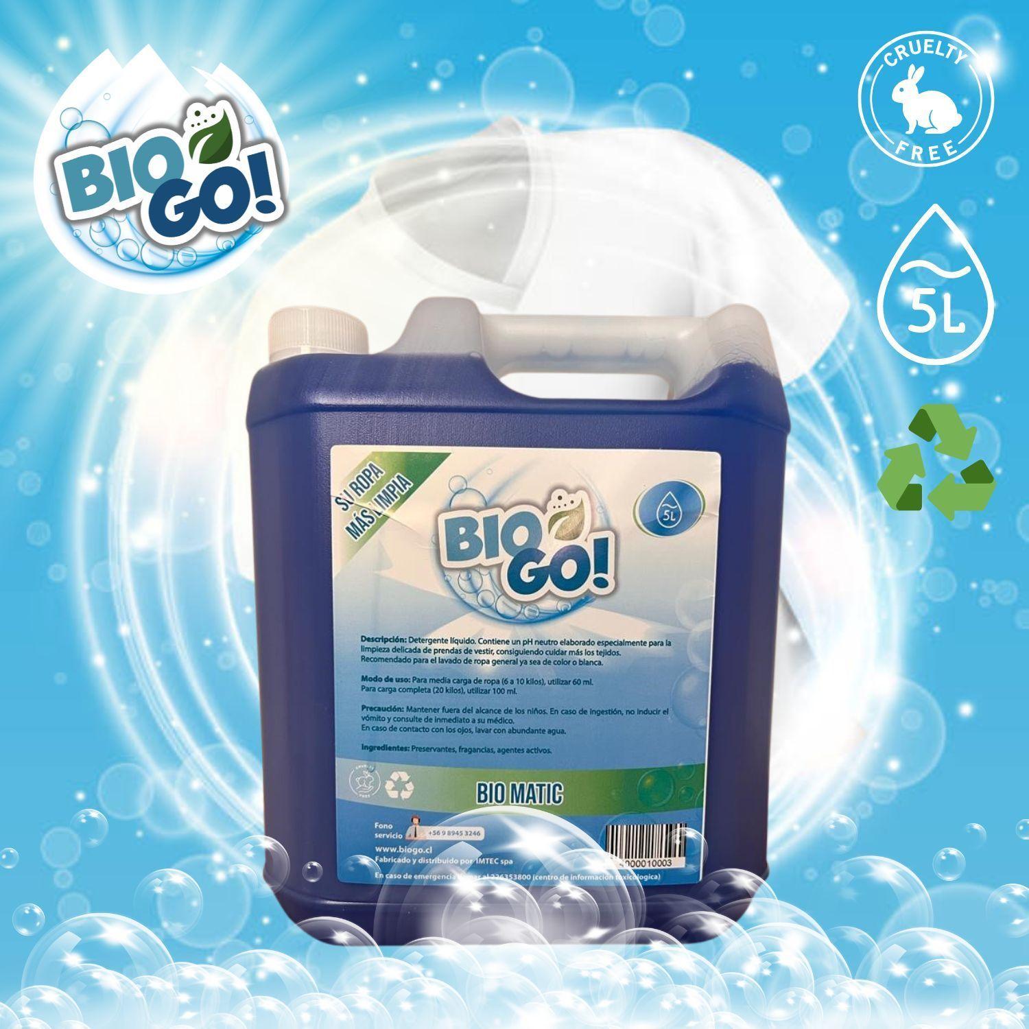 Detergente BioGo! Bio Matic 5 Litros-2