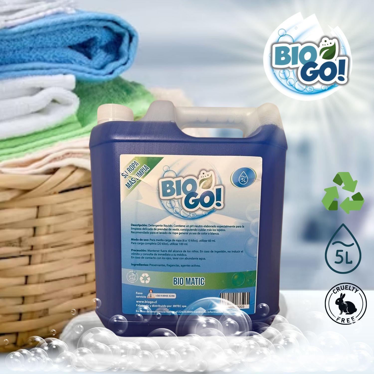 Detergente BioGo! Bio Matic 5 Litros-3