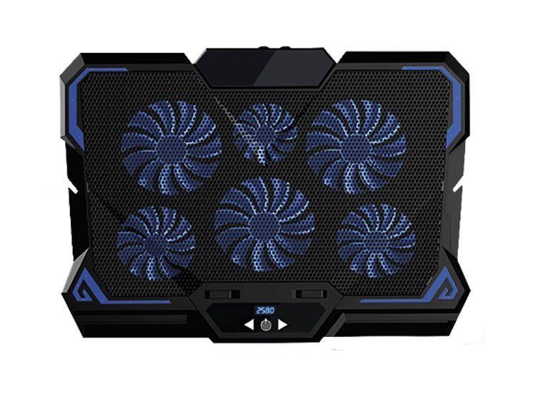 Ventilador Enfriador para computador 5 Ventiladores Gamer Portatil-0