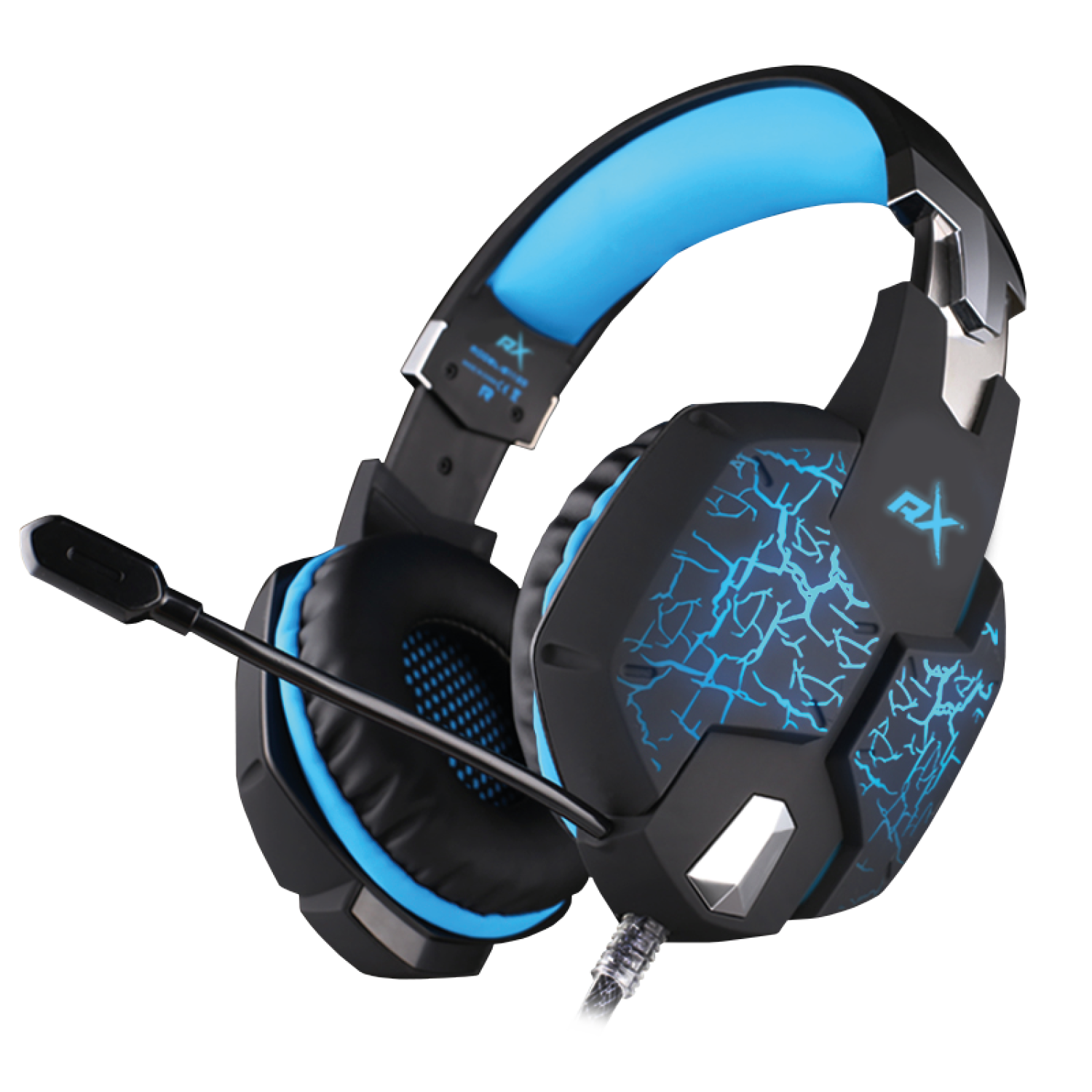 Audifonos Gamer Premiun con Microfono Azul-0