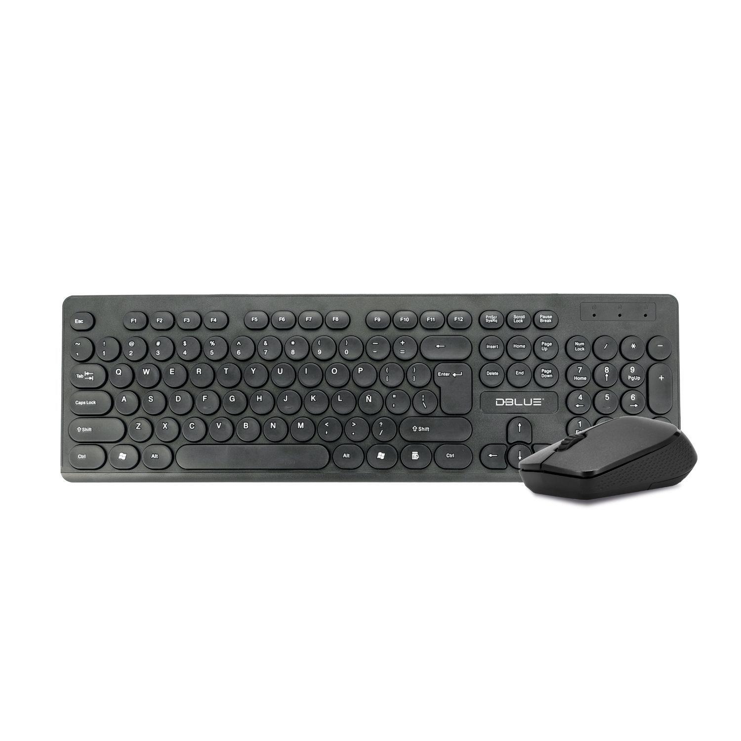 Teclado + Mouse Kit Inalámbrico-0