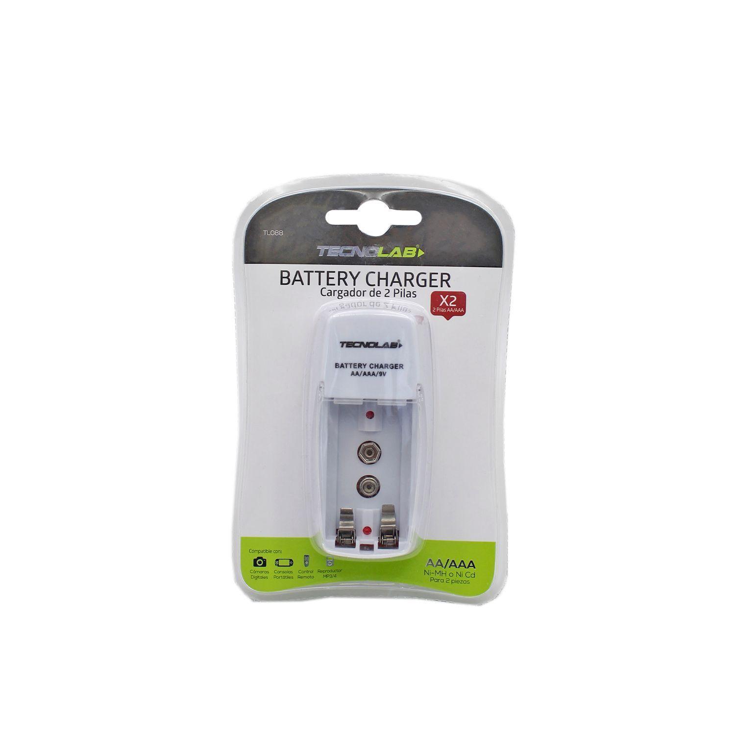 Cargador de Pilas AA / AAA /9V Dual Volt 110v-220v-1