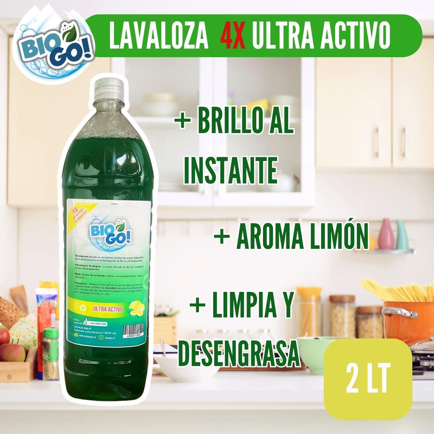 Lavaloza BioGo 4X Ultra Activo 2 Litros-1