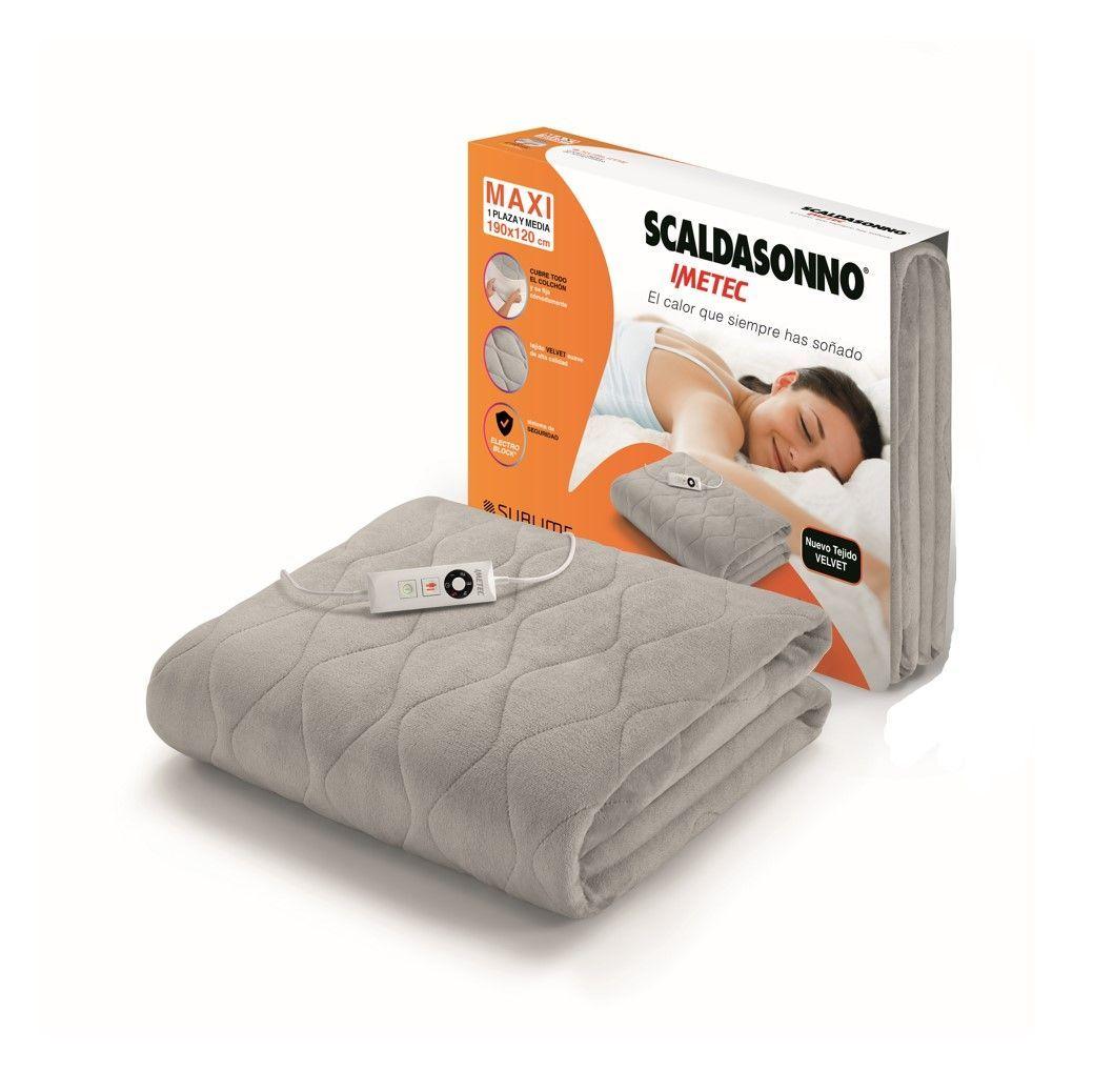 Calienta Cama Scaldasonno Maxi 1.5Pl Grey Velvet /190X120-0