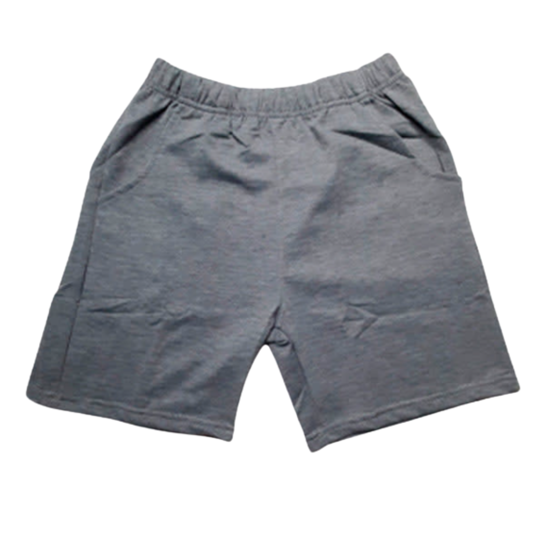 2 Shorts Para Niños Modelo Holgado Talla 4 A 10 Bolsillo-0