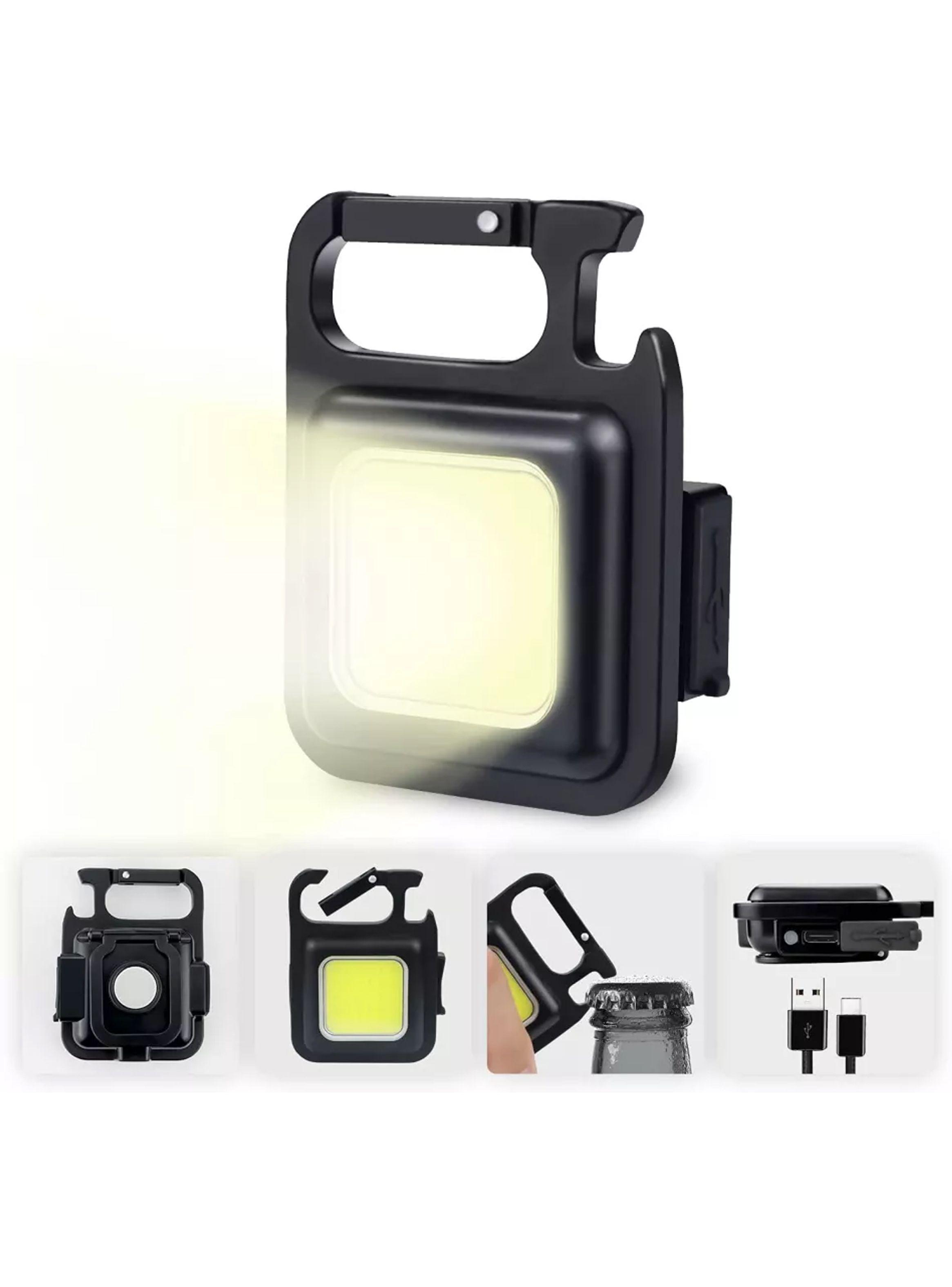 Mini Linterna Led Llavero Destapador Recargable Portátil-1