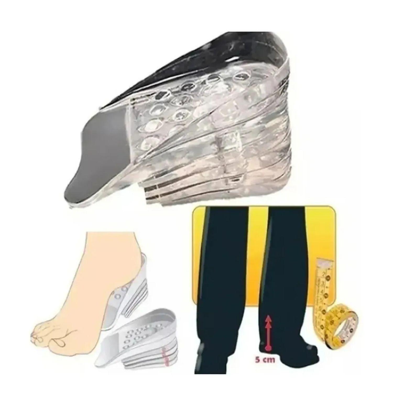 Plantillas Aumenta Estatura Altura Talonera Ajustable Unisex-1