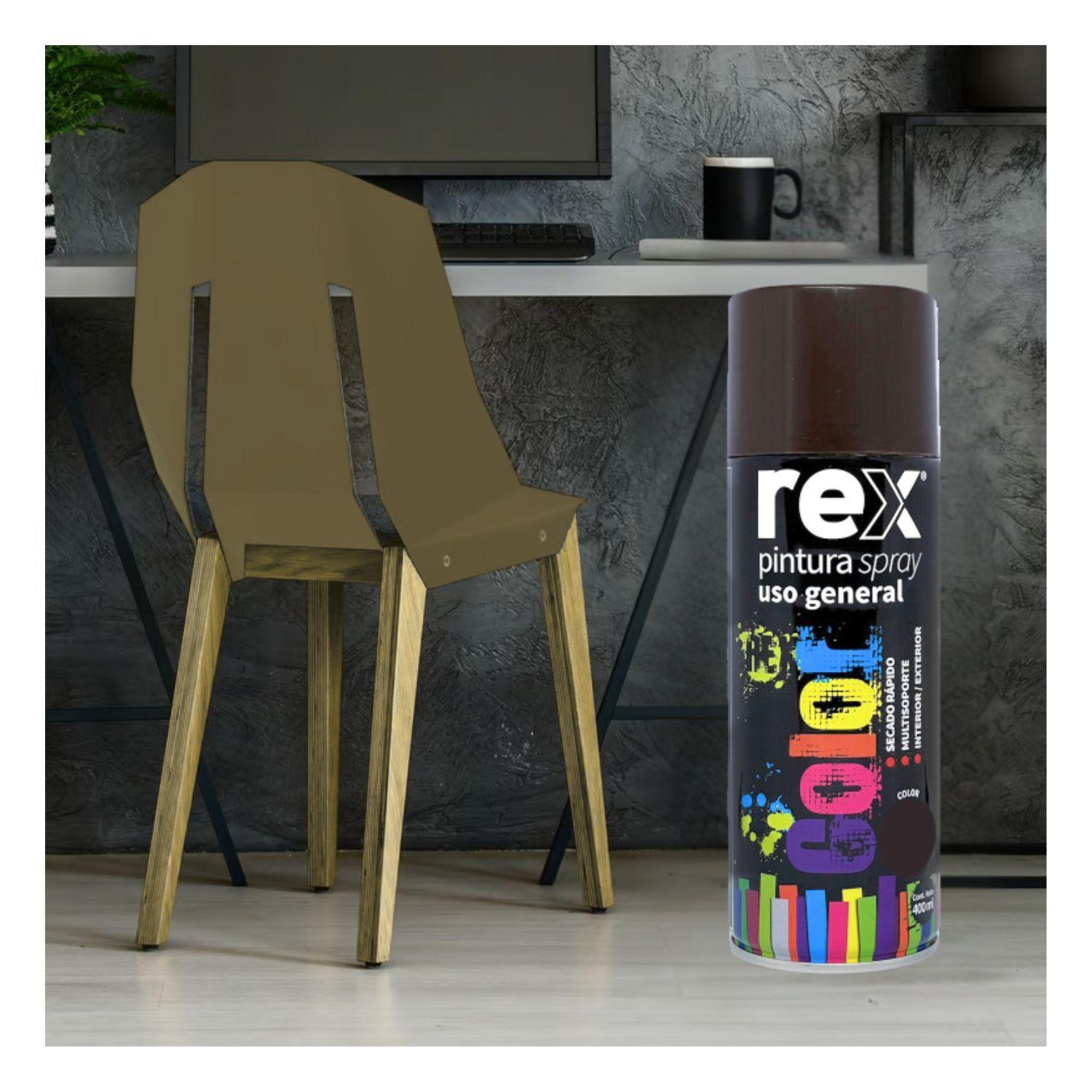 Pintura Spray General Color Marrón 400ml Herramienta-1