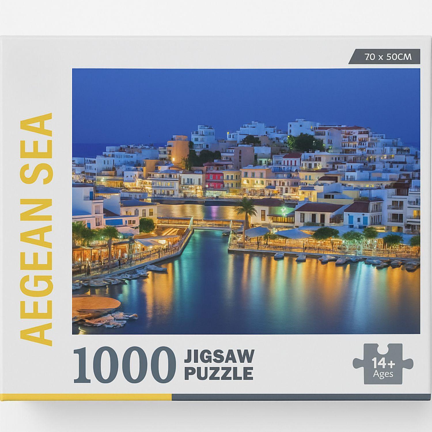 Rompecabezas Puzzle 1000 Piezas Mar Egeo 70x50cm Entretenido-2