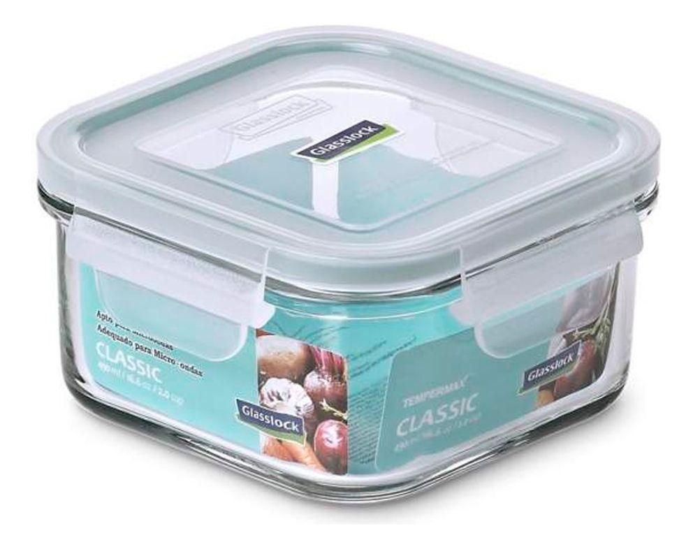 Contenedor Hermetico Vidrio Cuadrado 2600 ml Glasslock-1