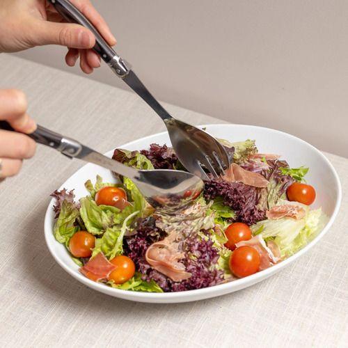 Set 2 Cucharas Para Ensaladas Wayu Mango Madera Cocina Bbq Marrón Claro-3