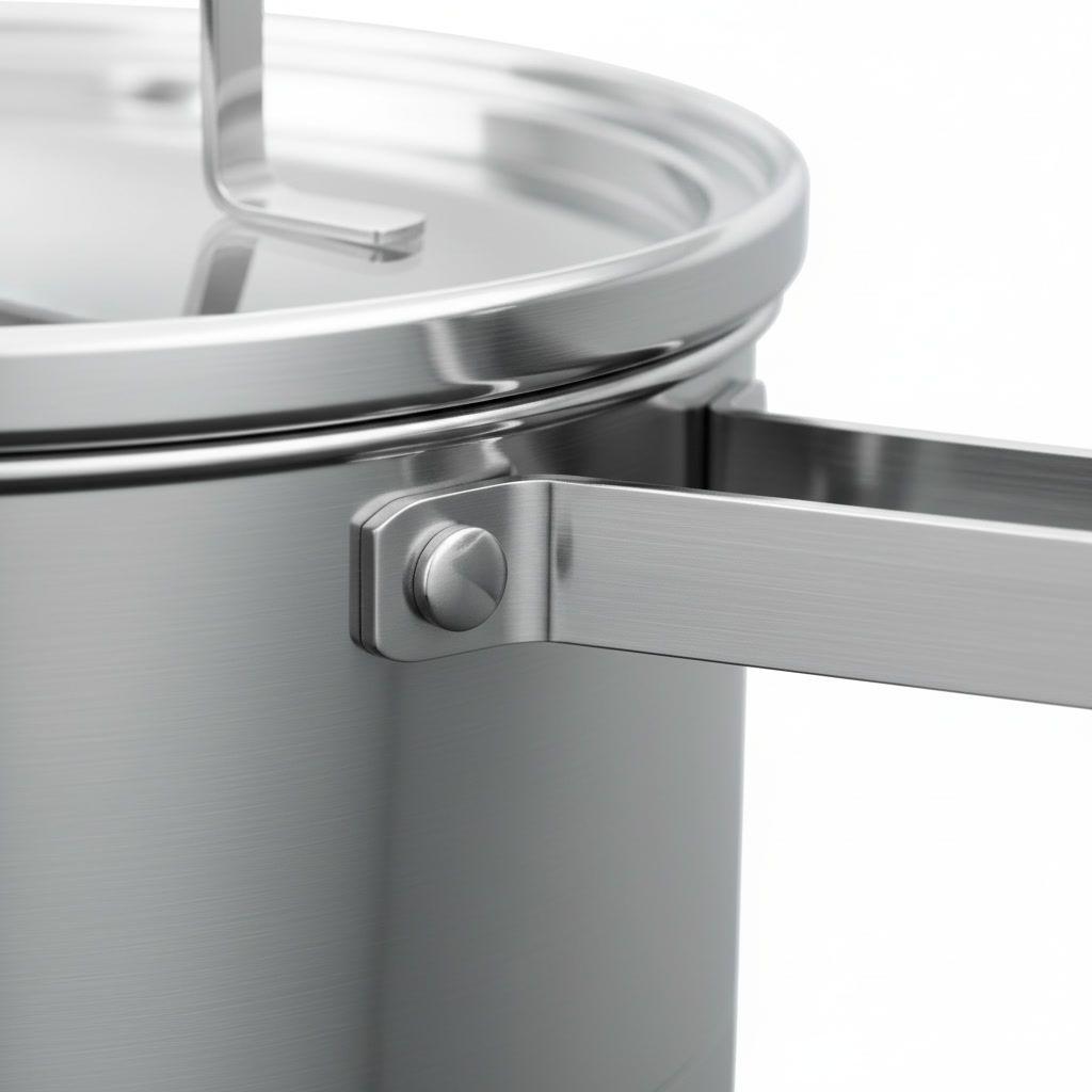 Olla Cazo Acero Inoxidable Tapa Vidrio Induccion 16cm Wens-1