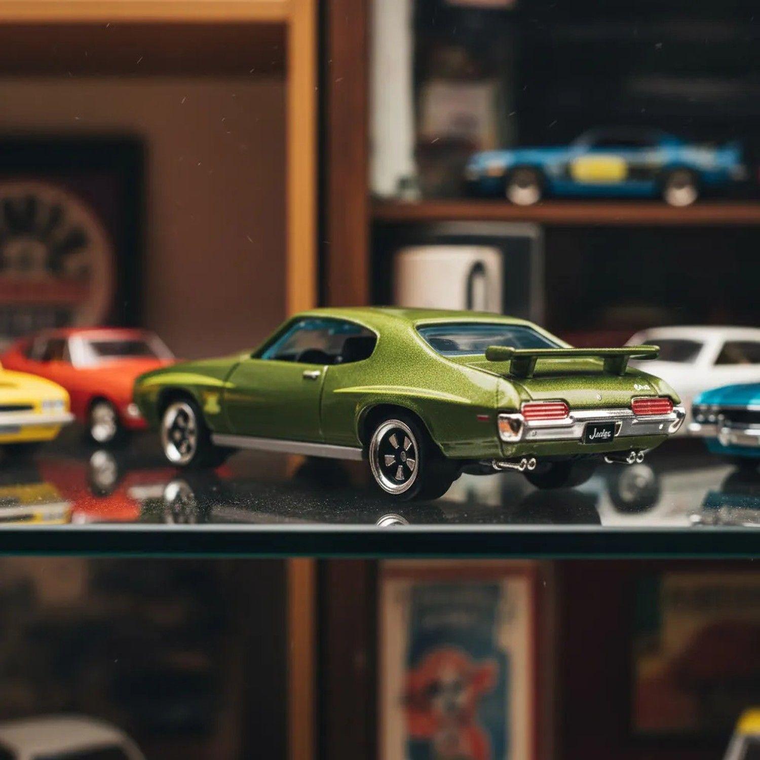 Pontiac Gto Judge 1970 Hot Wheels Silver 1/64-5