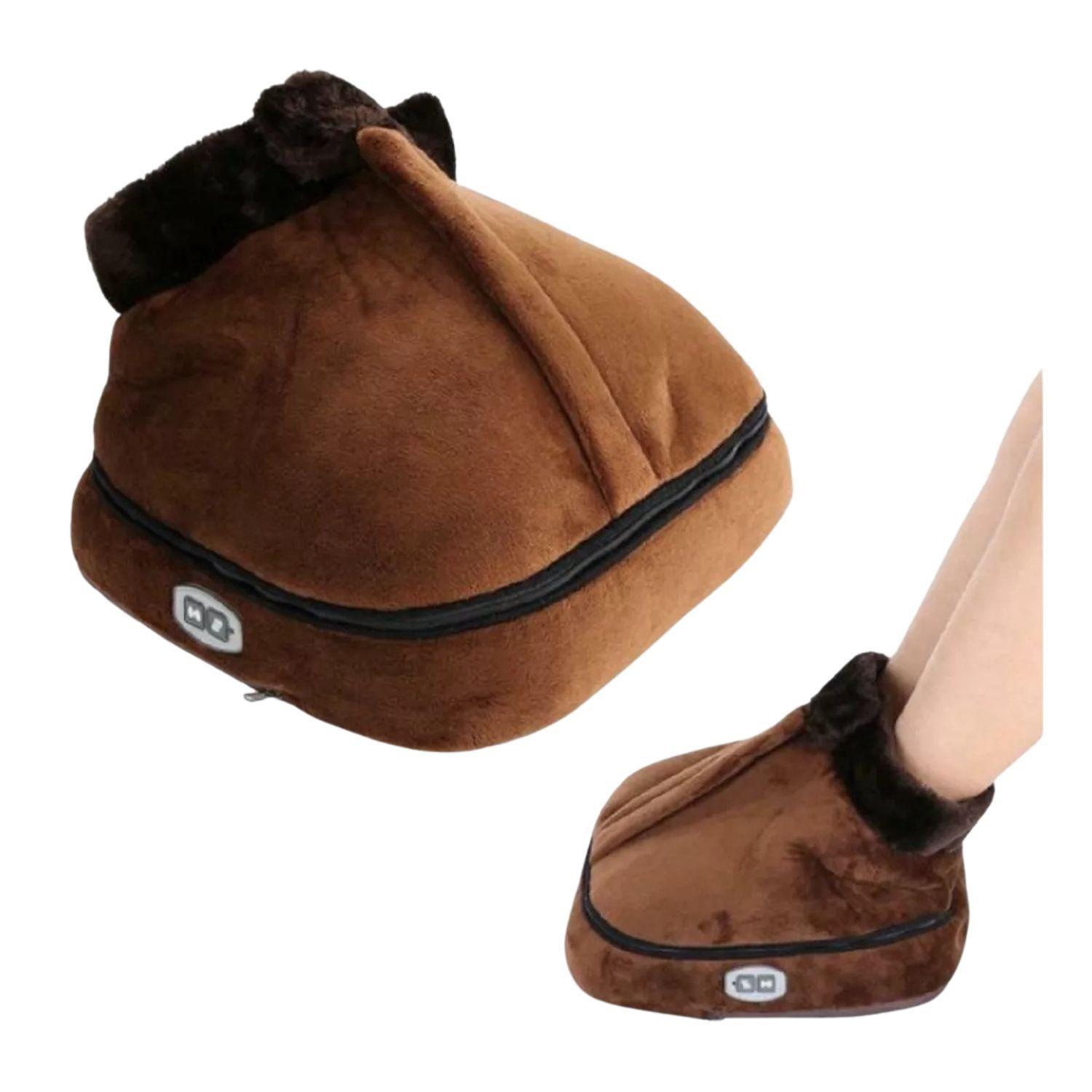 Masajeador De Pies 32cm Diseño Ergonómico Color Marrón-0