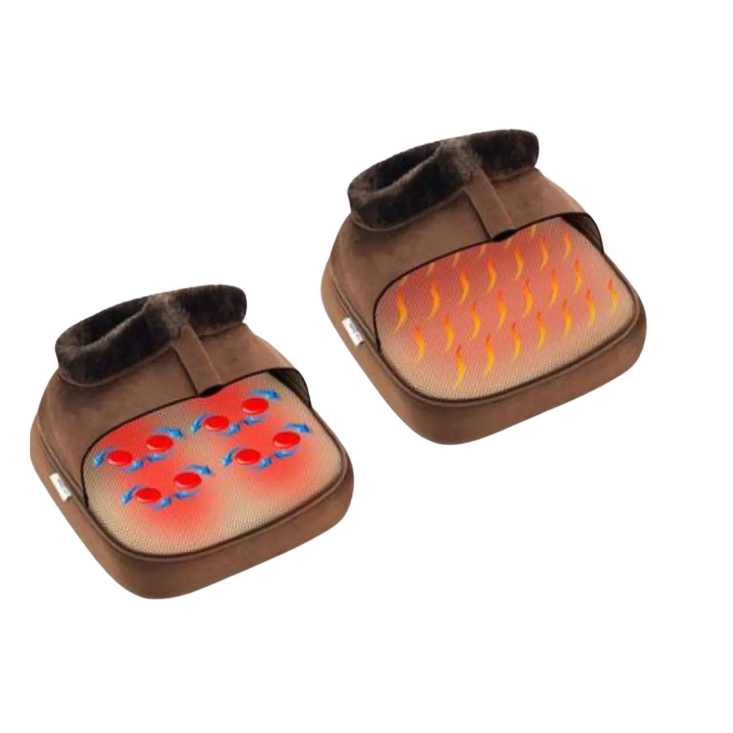 Masajeador De Pies 32cm Diseño Ergonómico Color Marrón-2