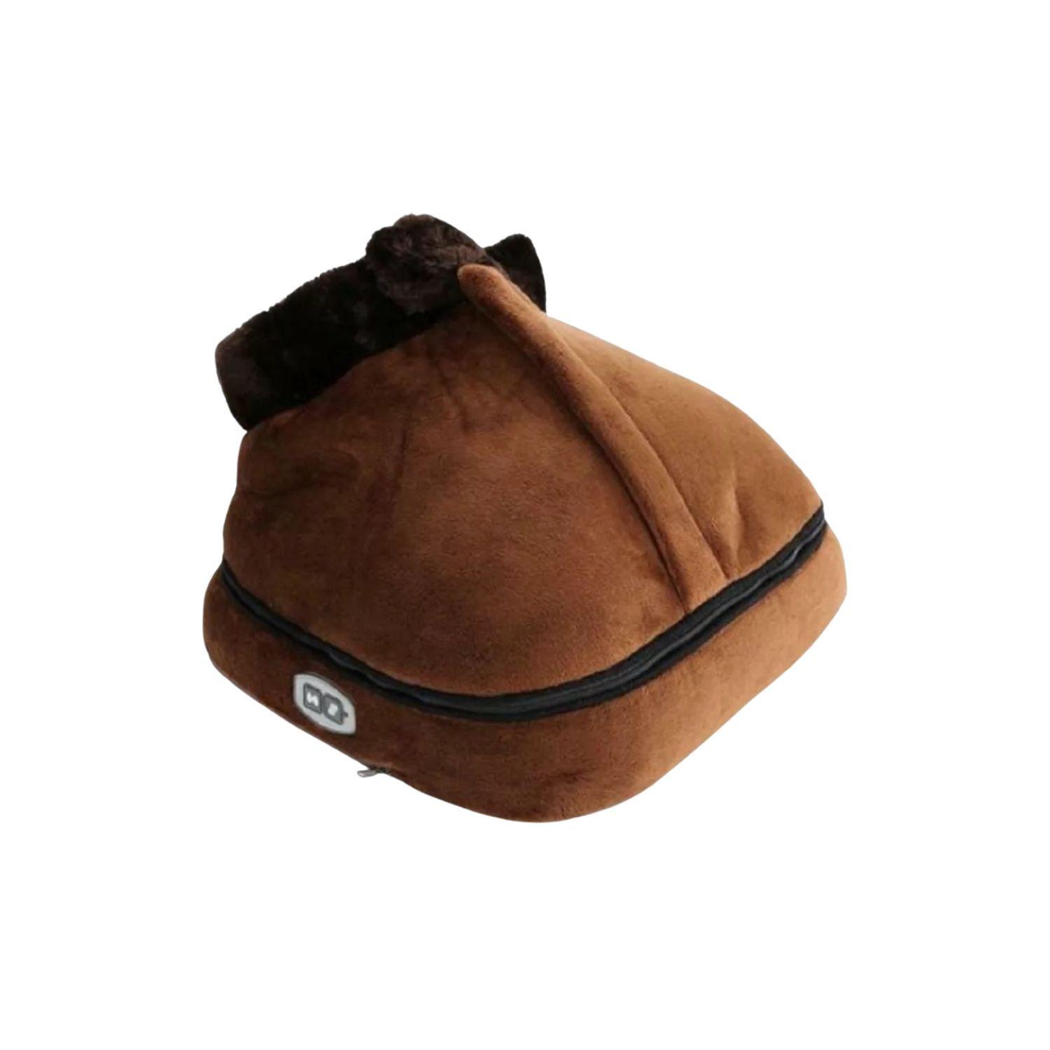 Masajeador De Pies 32cm Diseño Ergonómico Color Marrón-4