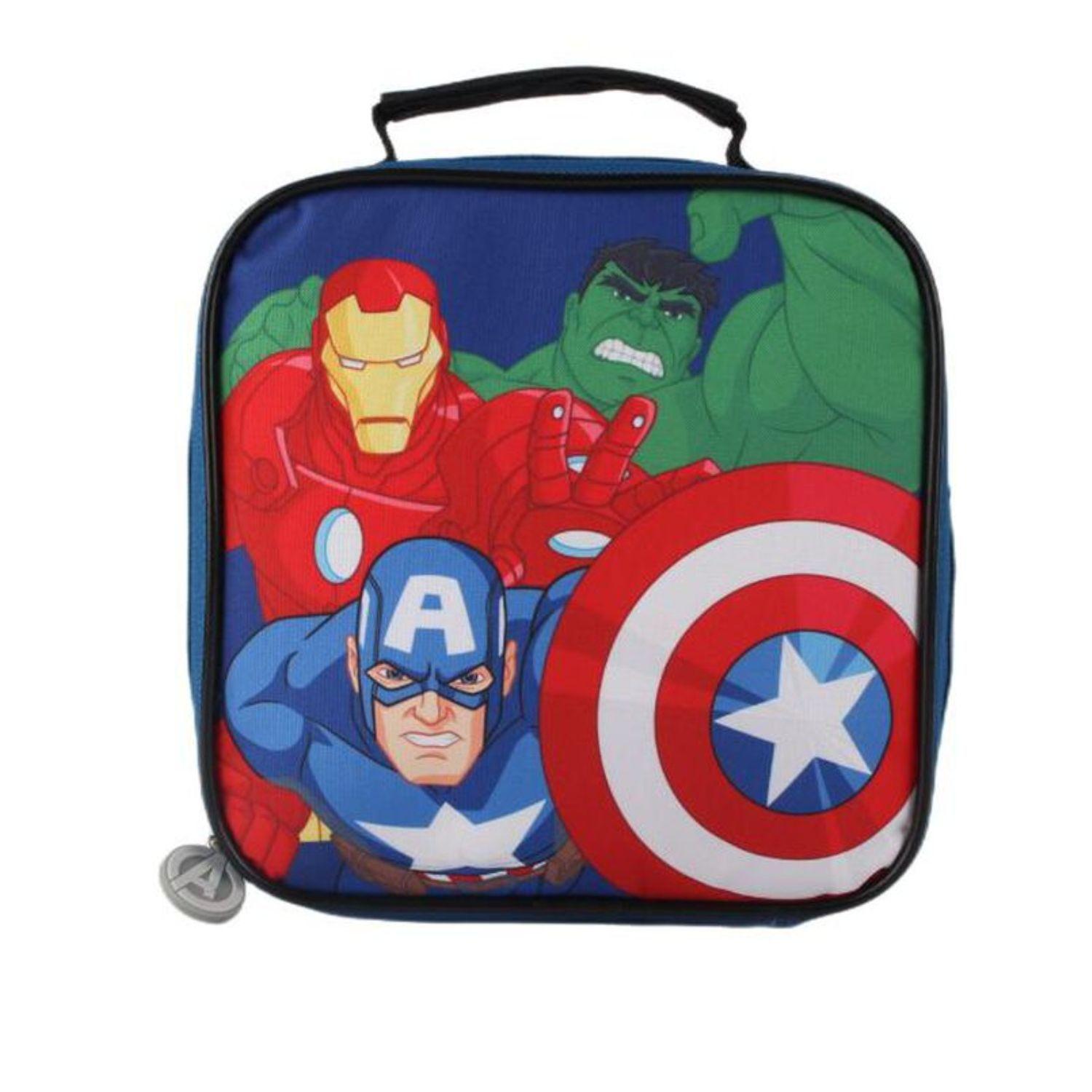 Pack 3 Piezas Mochila Escolar Superhéroes Niños Set Completo-2