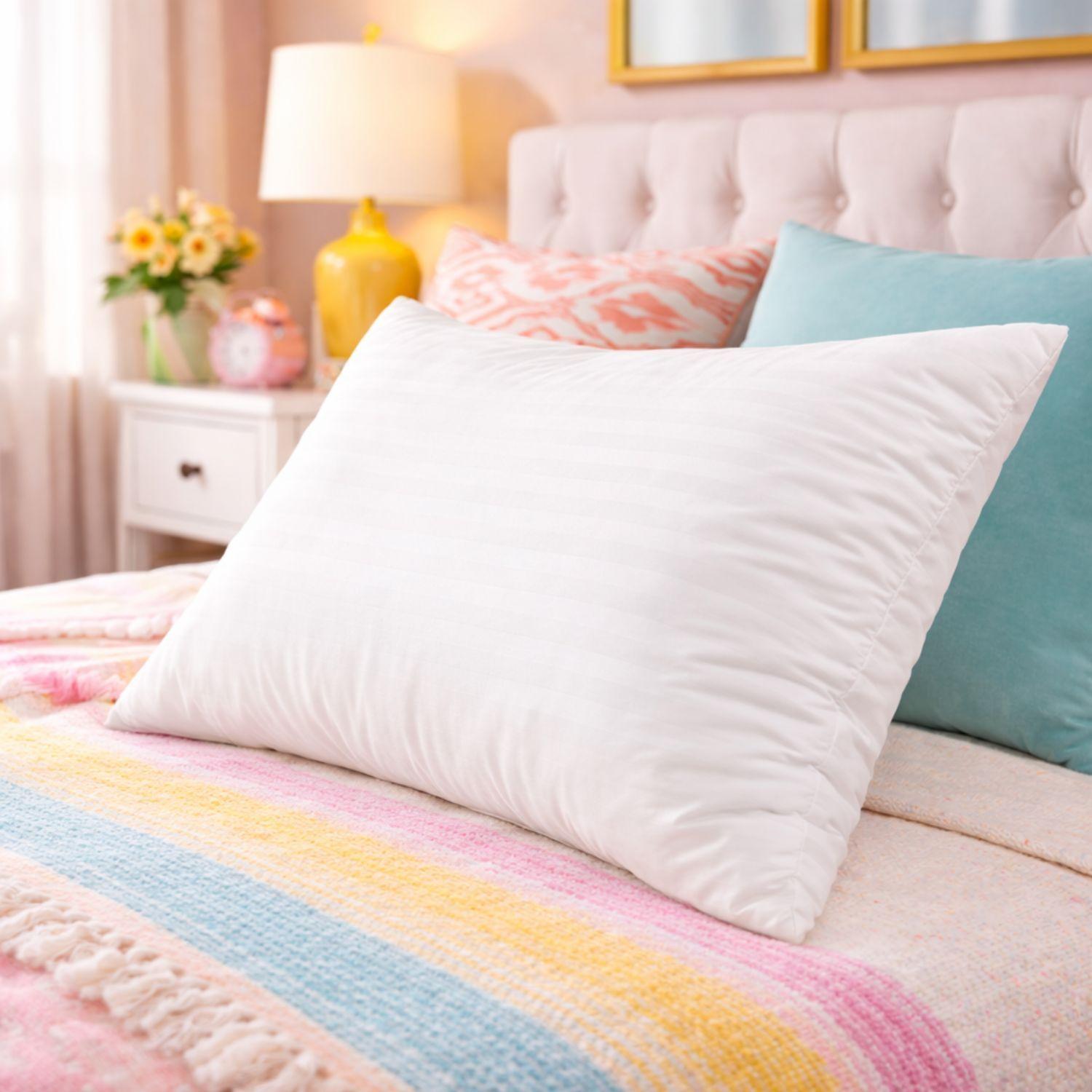 Almohada Estandar Blanca Martin 50x90cm Poliester-3