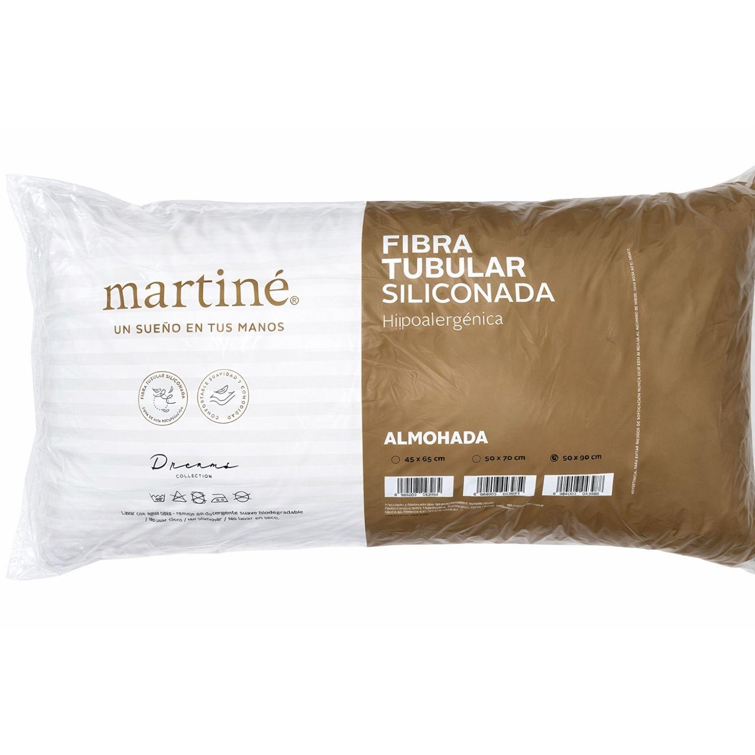 Almohada Estandar Blanca Martin 50x90cm Poliester-4