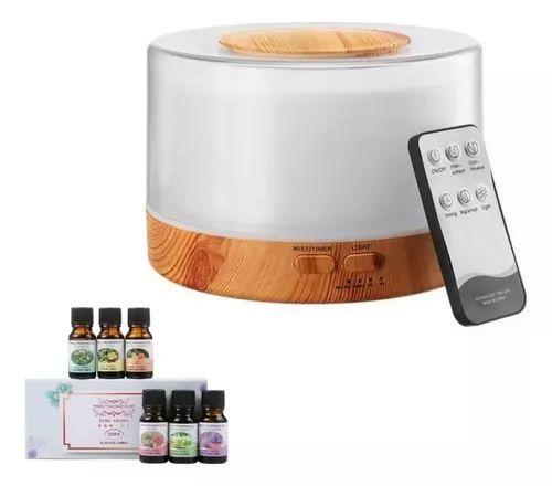 Humidificador Difusor Aromaterapia 500 Ml + Esencias-2