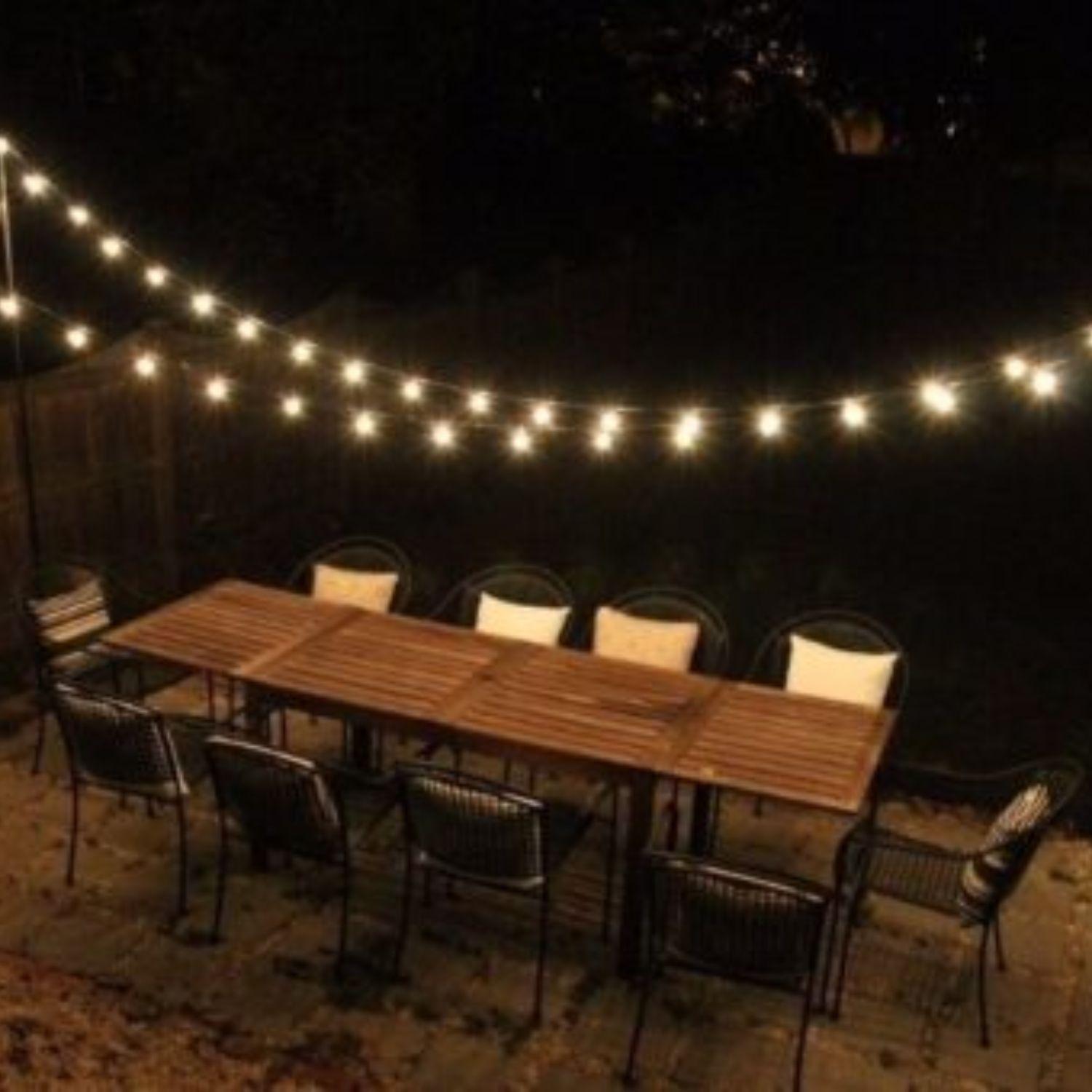 Set 3 Guirnalda Solar Luces 20 Led 7 M Calida Navidad-2