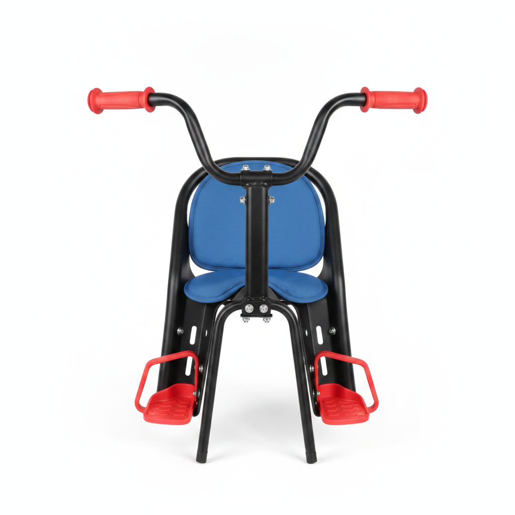 Silla Soporte Asiento Delantero Niños Porta Bebe Bicicleta-5