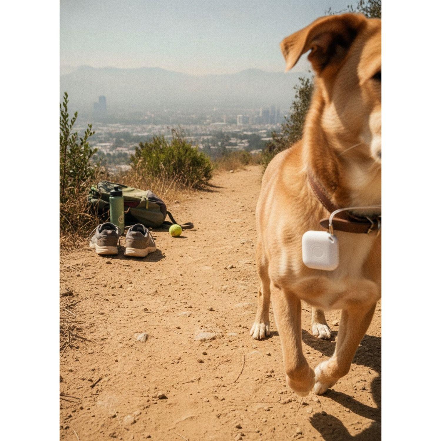 GPS Rastreo Smart Tag Mascotas iOS Blanco-2