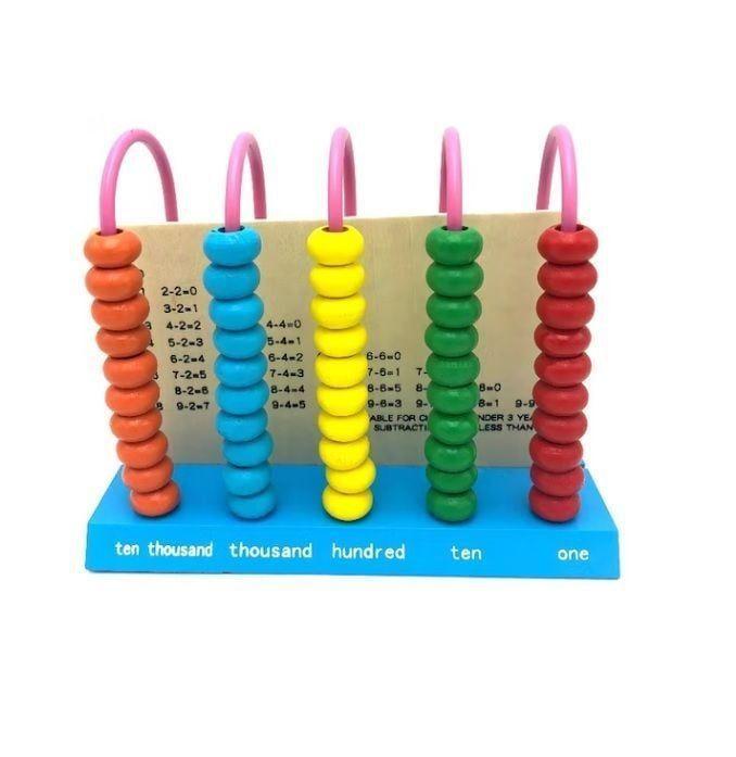 Abaco 5 Columnas Para Niños Juego Educativo Juego Didáctico-3