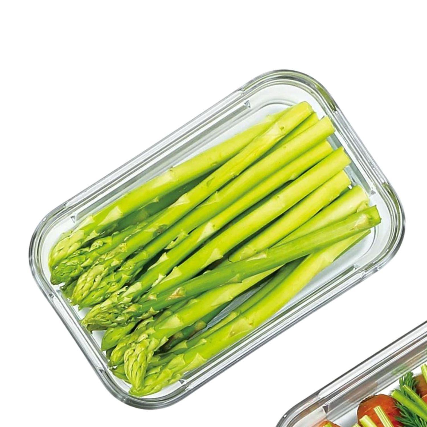 Set 4 Contenedores Hermeticos Rectangular De Vidrio Allegra-2