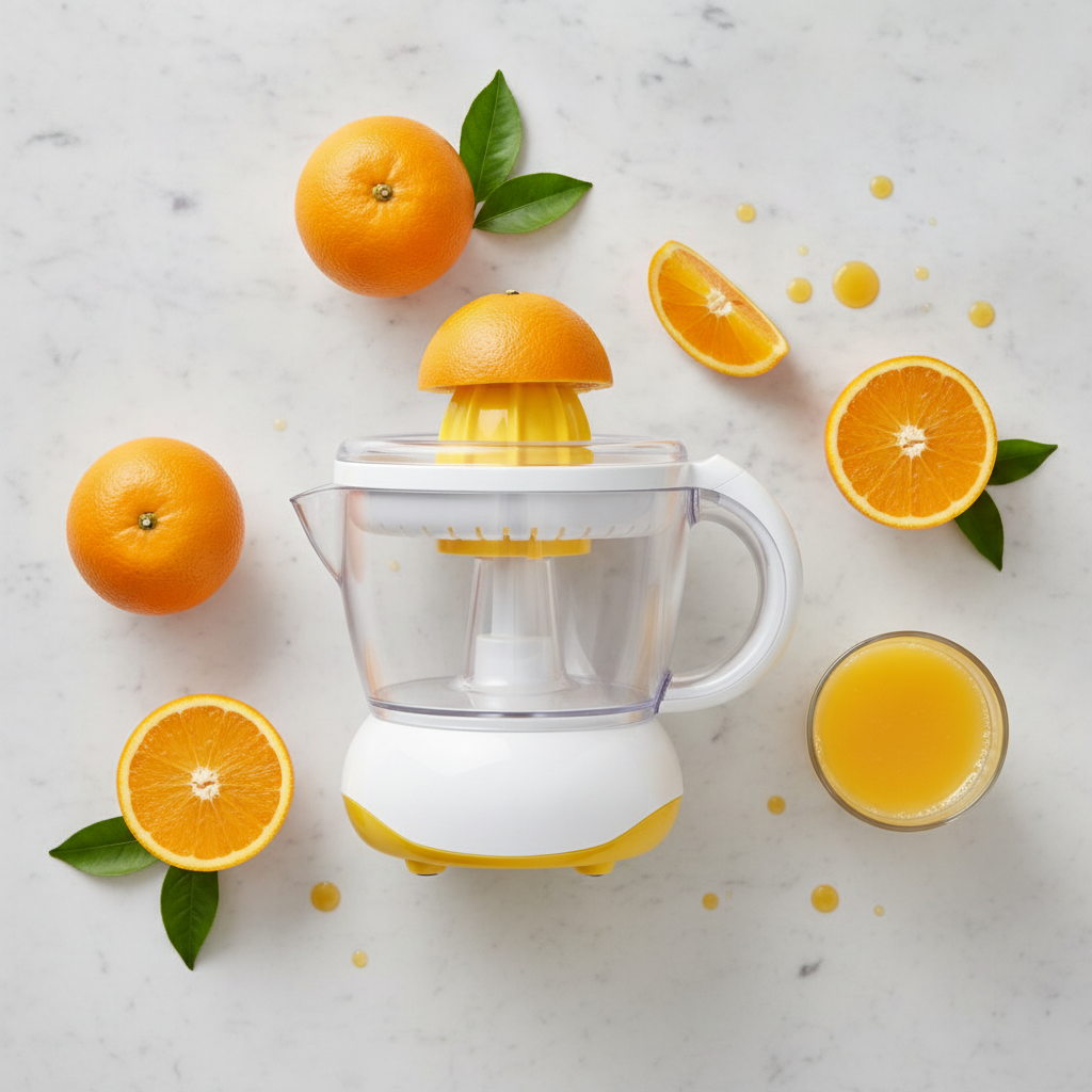 Exprimidor Eléctrico Cítricos 700ml Amarillo Sacajugos Limon-5