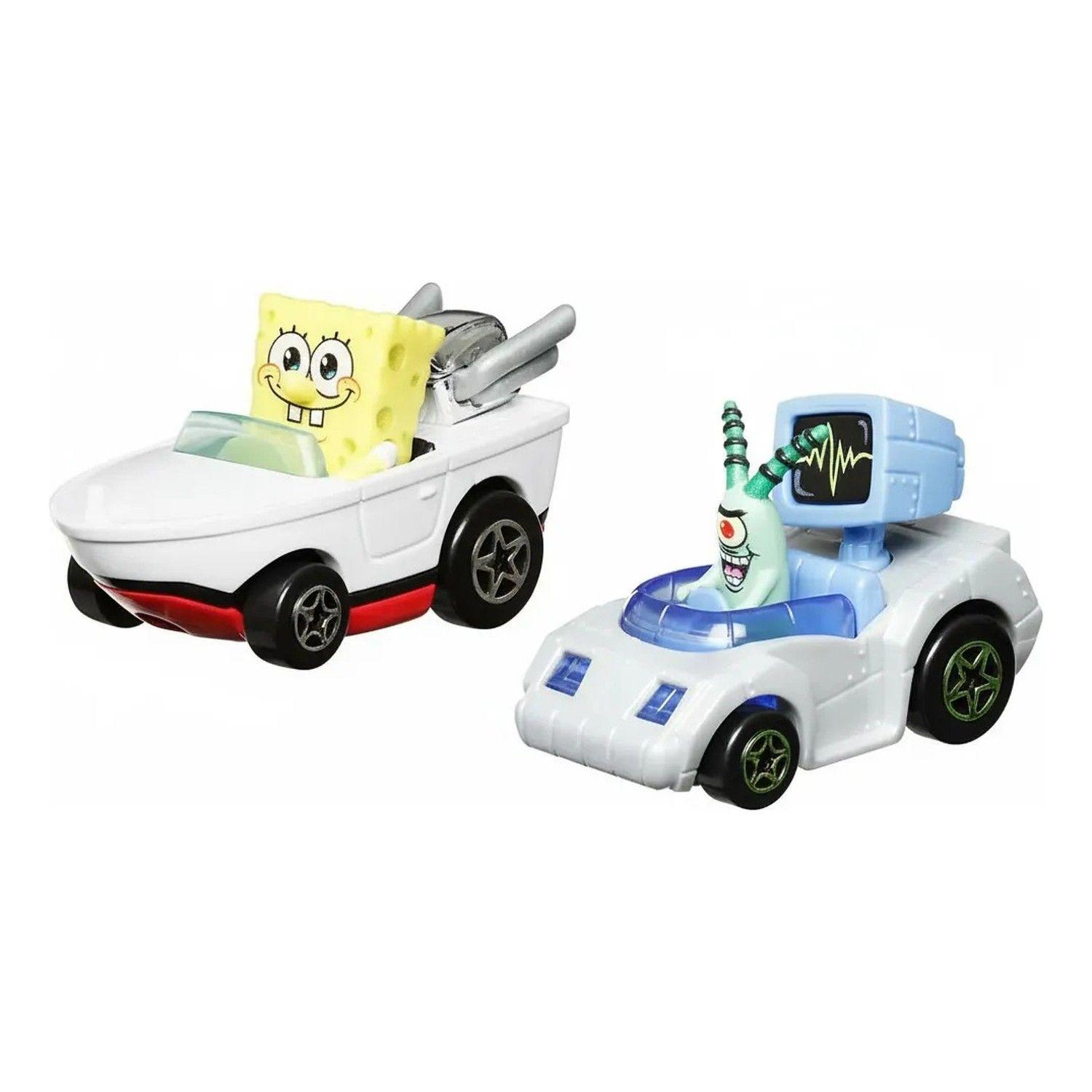 Hot Wheels RacerVerse 2025 Plankton y Bob Esponja-4