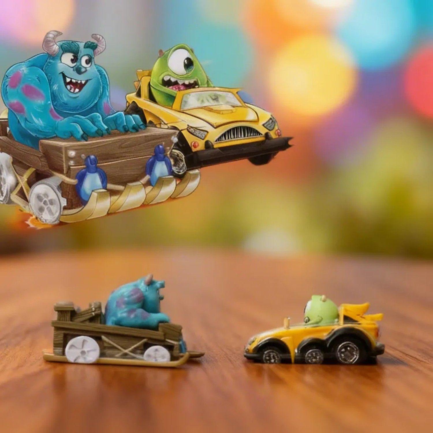 Hot Wheels RacerVerse Vehiculo Juguete Mike y Sulley-1