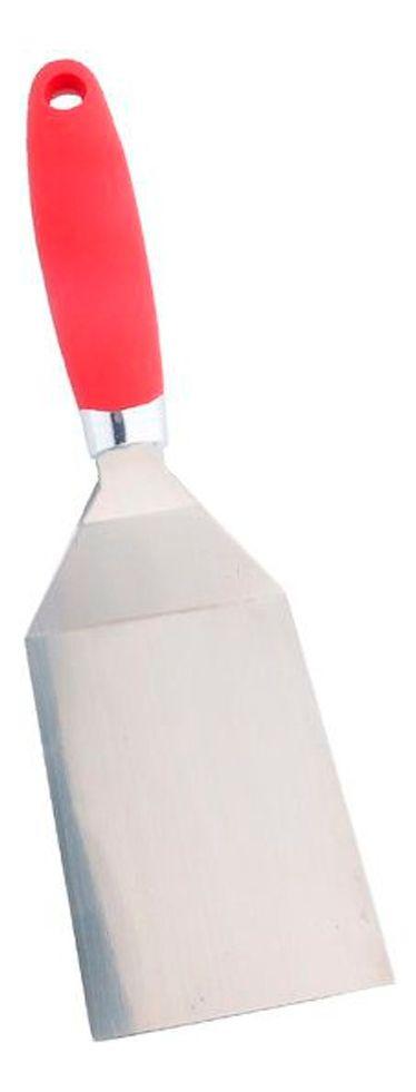 Espatula Para Cocinar Rectangular 28 Cm Con Mango Silicona-0
