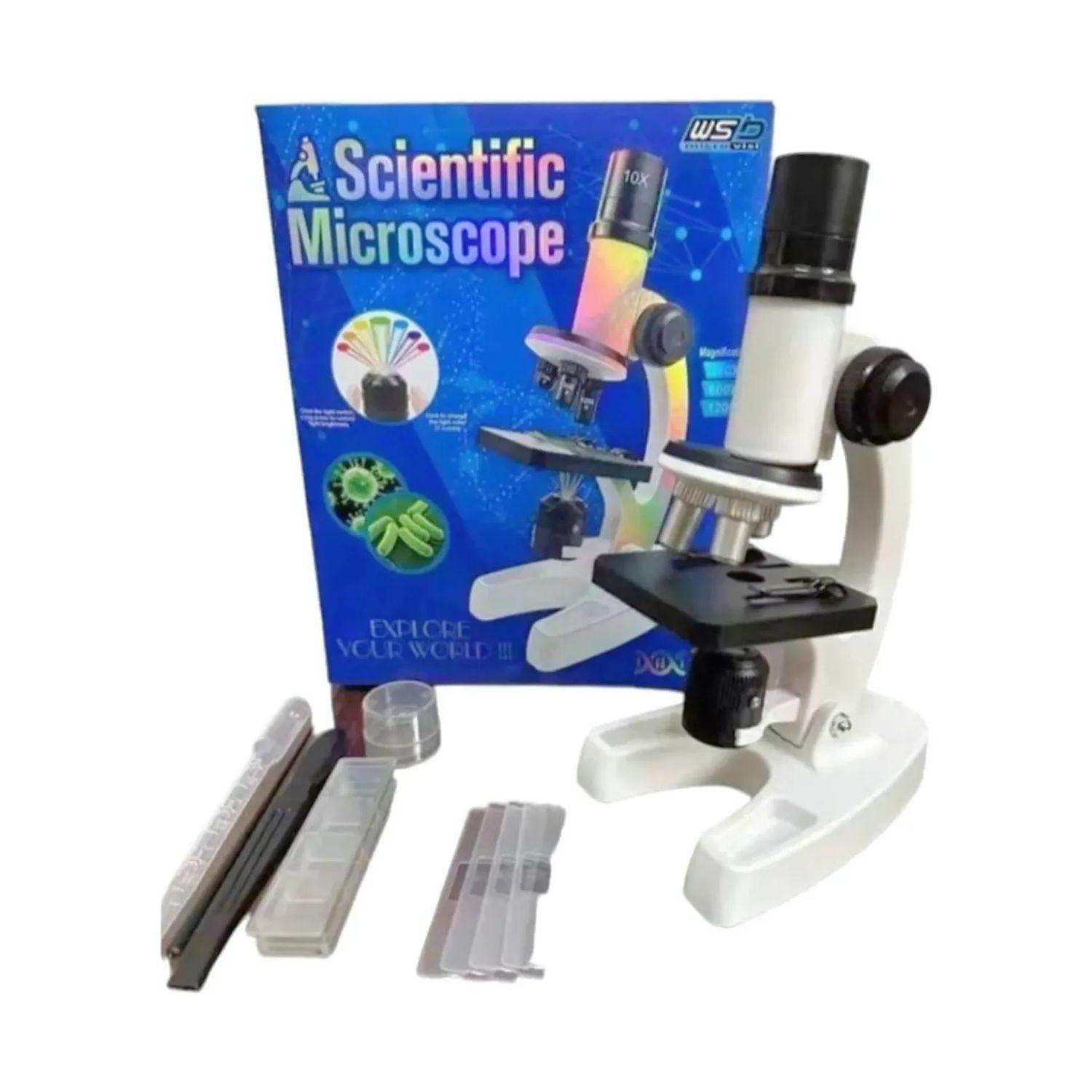 Kit De Ciencia Para Niños Microscopio Juguete Educativo-2