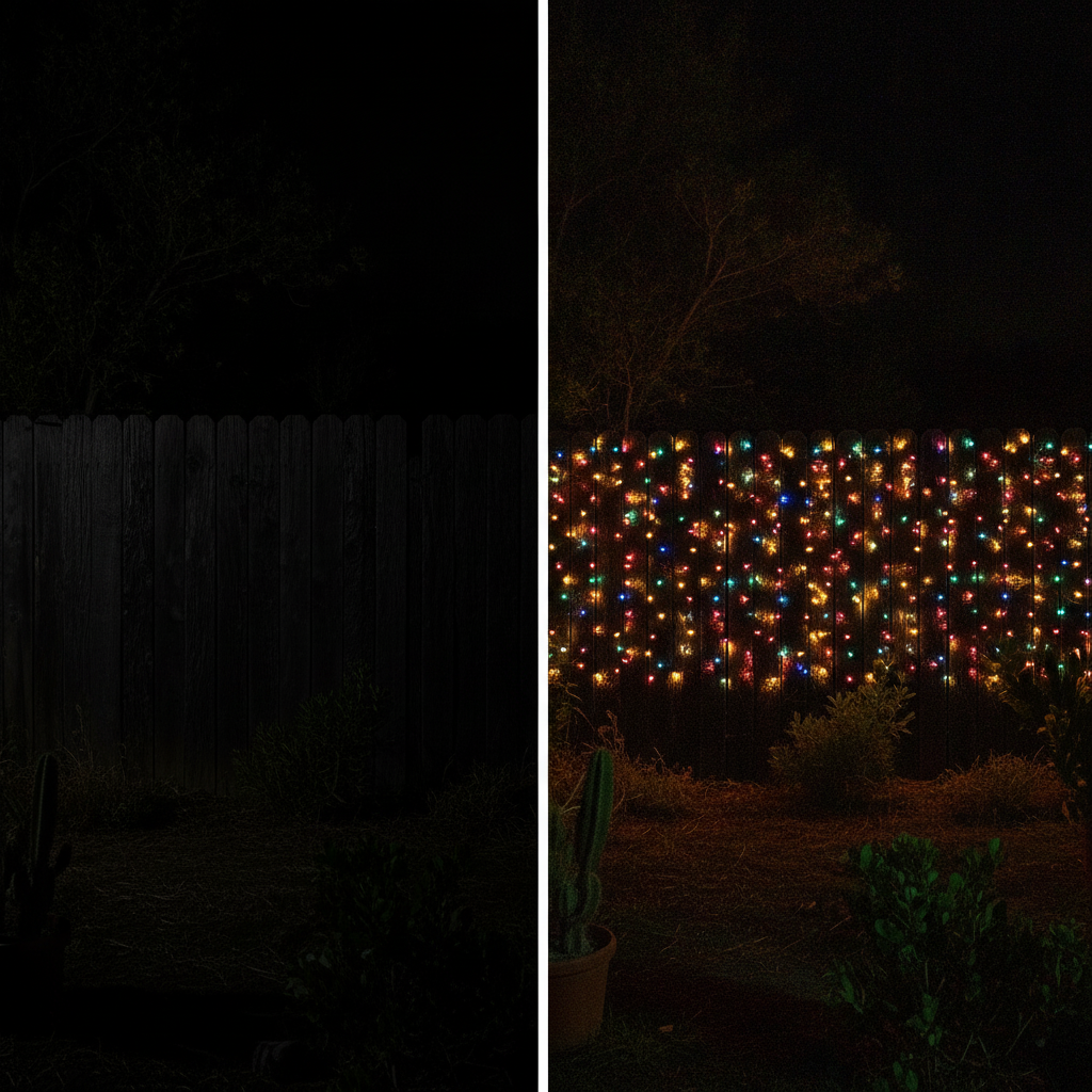 Guirnalda Solar 200 Luces Led 22m Multicolor Jardín Árbol-5