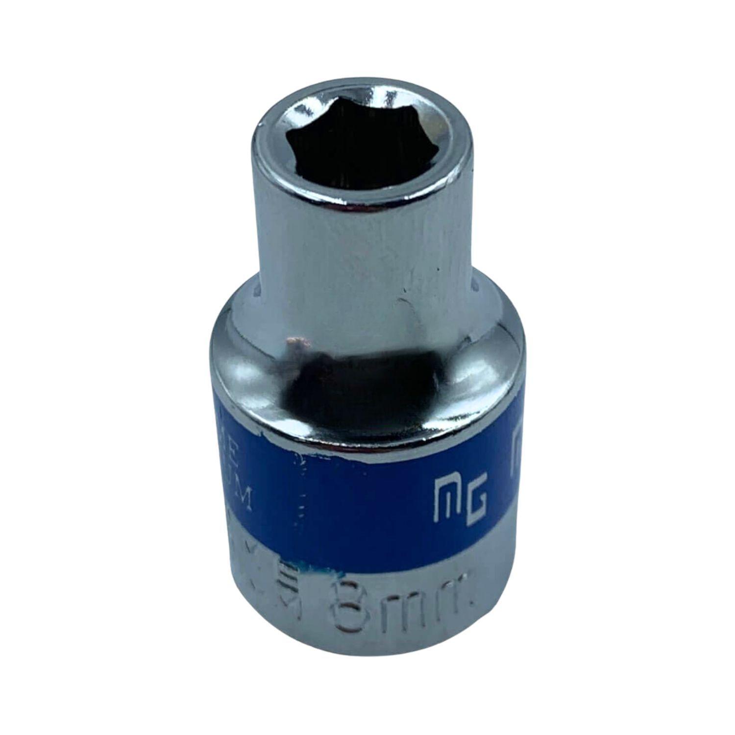 Dado Corto Hexagonal 1/2" x 8mm Herramienta Ferreteria-0